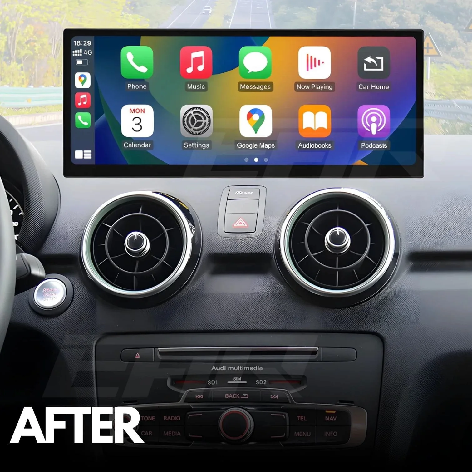 Audi Q2 / SQ2 | 12.3" Linux CarPlay/Android Touchscreen Display | 2016 - 2023 - Image 4