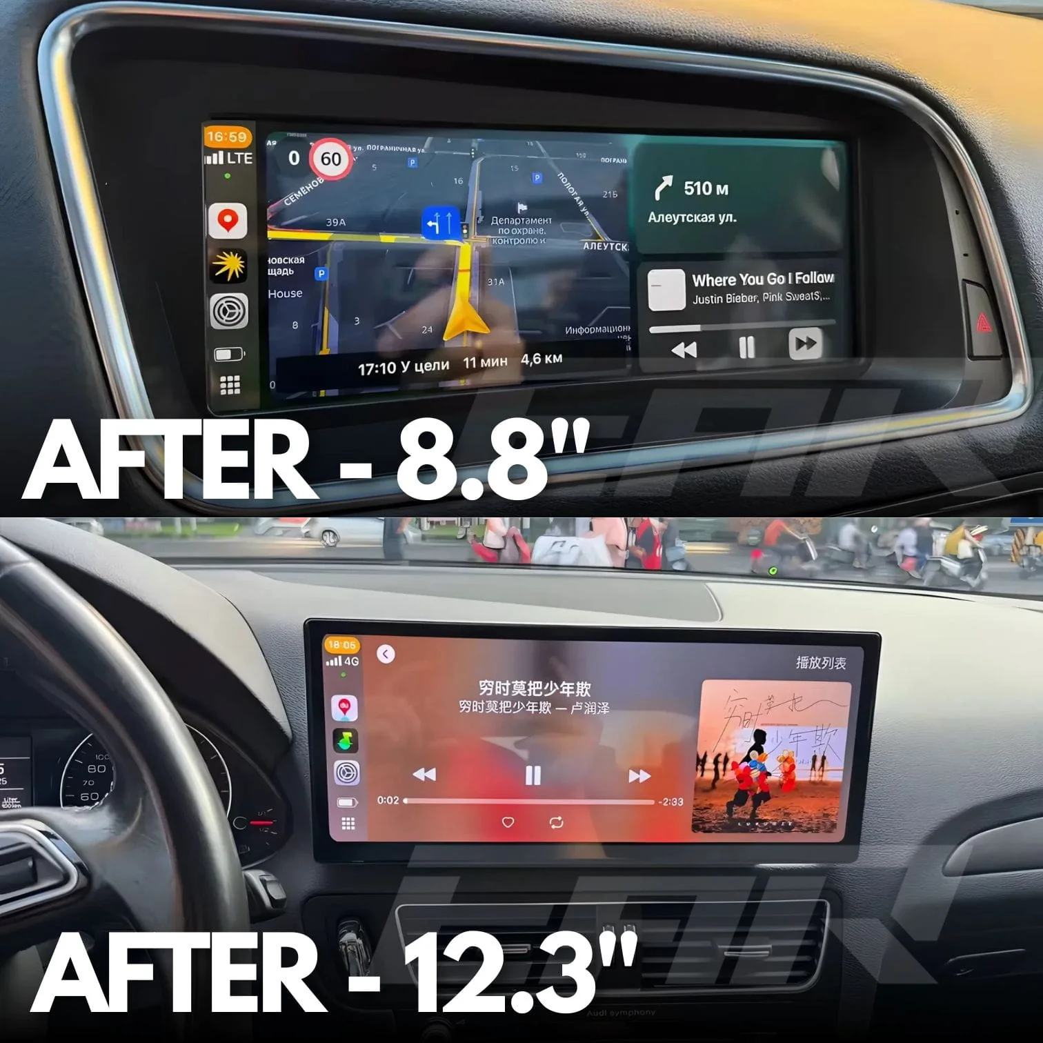 Audi Q5 / SQ5 | 8R | 8.8" / 12.3" Linux CarPlay/Android Touchscreen Display | 2008 - 2017 - Image 4