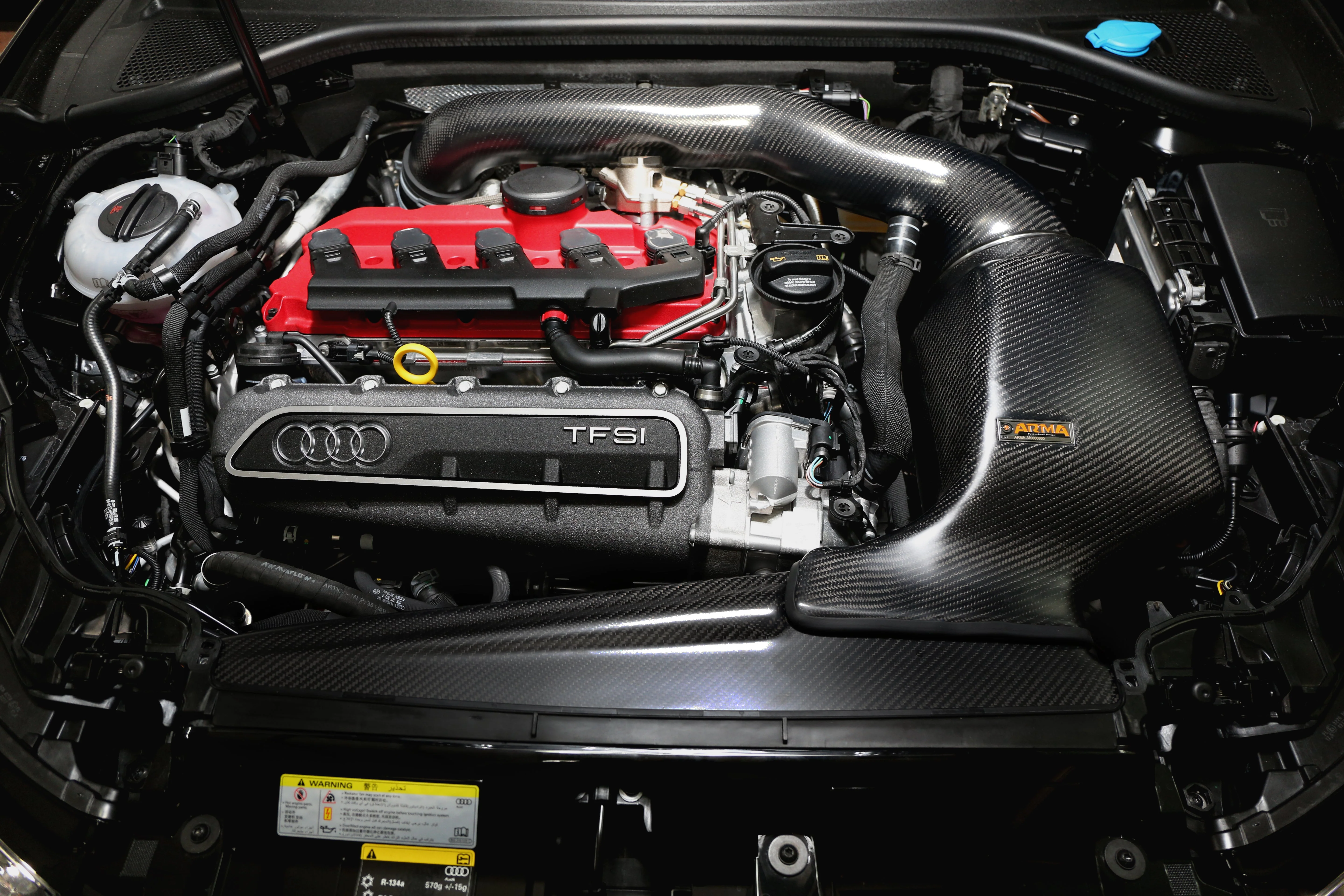 ARMASPEED Audi RS3 | 8.5V | Carbon Fiber Cold Air Intake - Image 3
