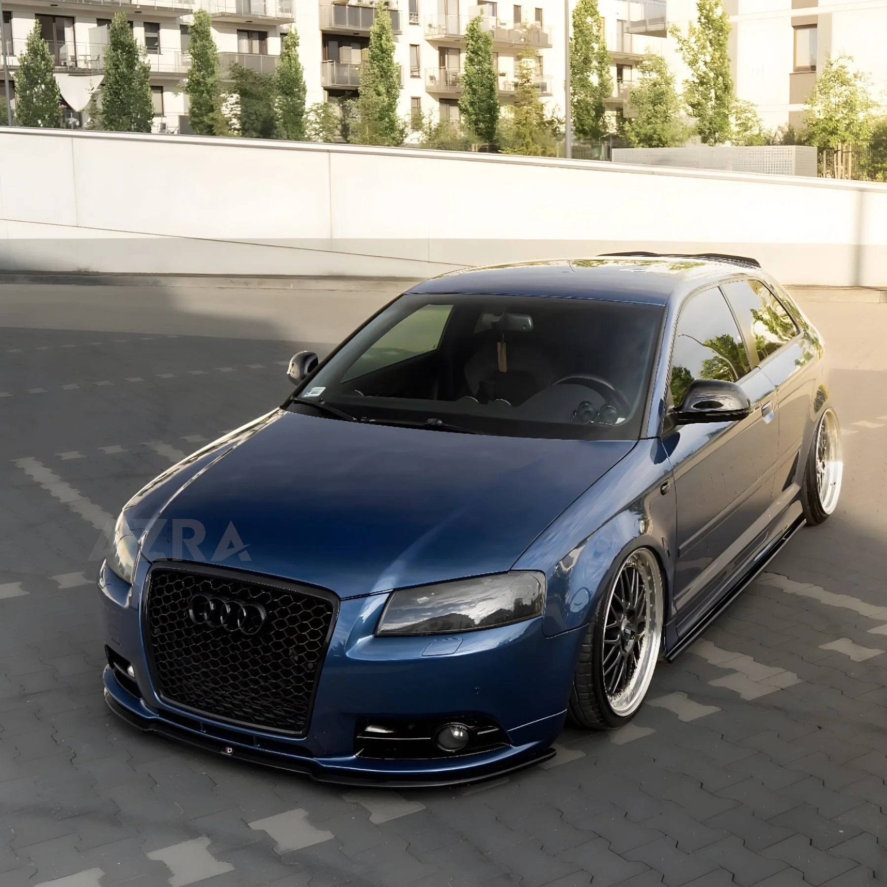 AZRA Audi A3 / S3 | 8P | RS Style Customizable Honeycomb Front Grille | 2003 - 2008 - Image 8