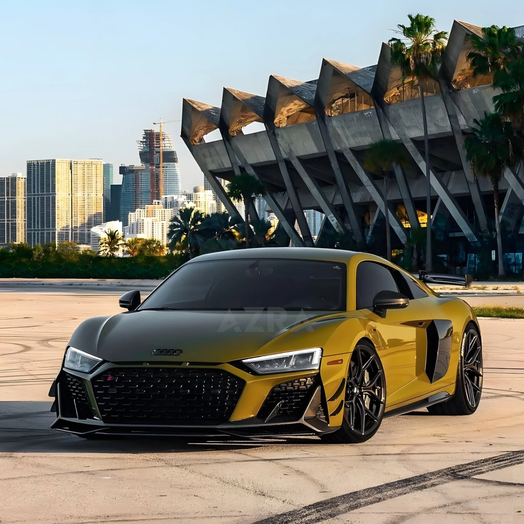 AZRA Audi R8 | 4S | Carbon Fiber V2 Aggressive Front Lip | 2019 - 2024 - Image 9