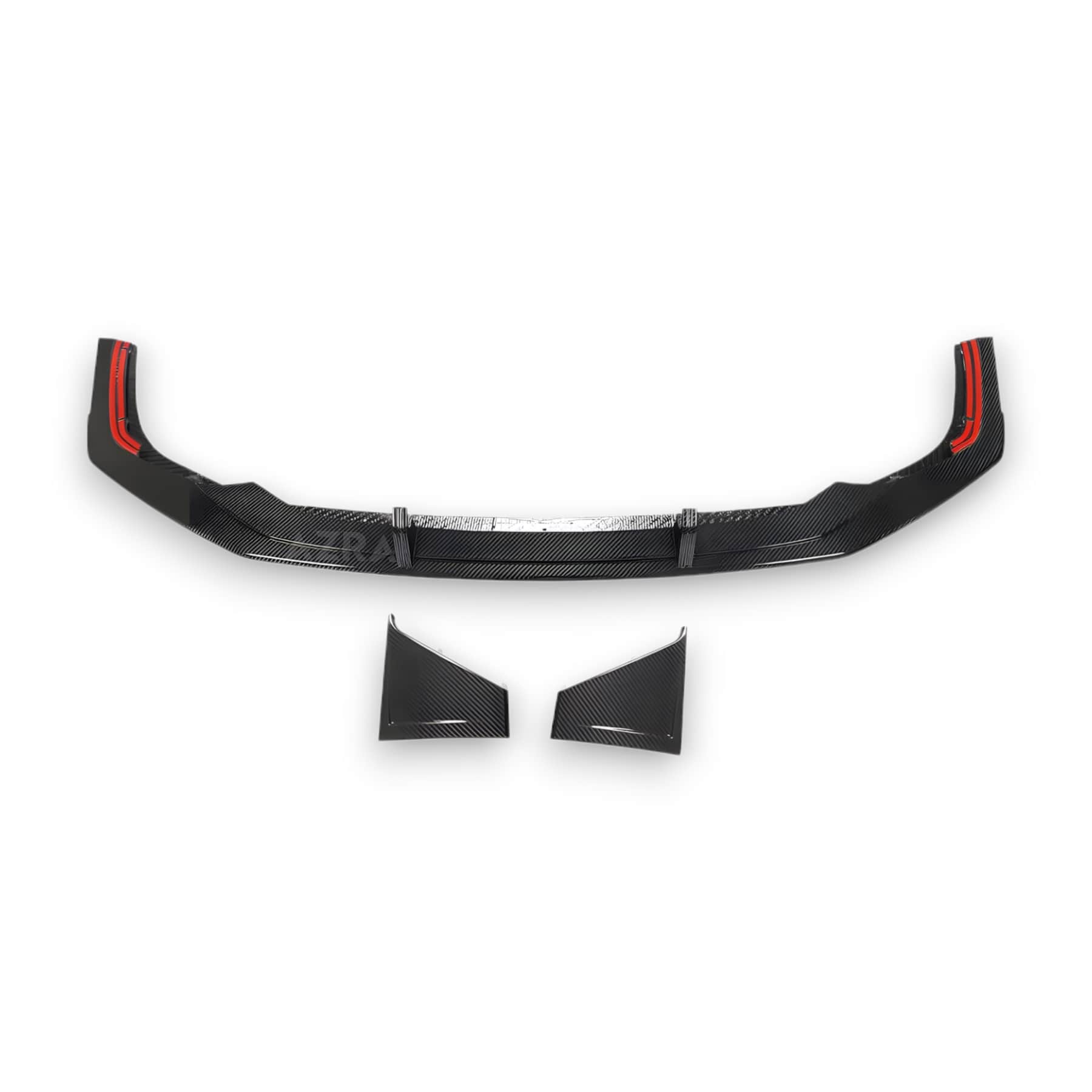 AZRA Audi RS6 / RS7 Avant | C8 | Carbon Fiber V3 'ABT' Front Lip | 2020 - 2025 - Image 4