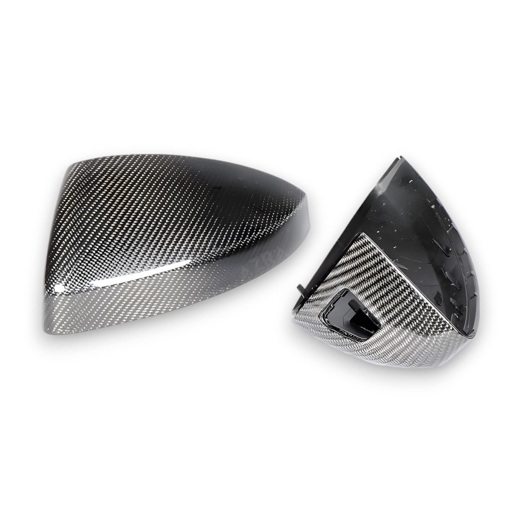 AZRA Audi TT / TTS / TT RS / R8 | 4S/8S | Carbon Fiber Mirror Caps | 2014 - 2024 - Image 5