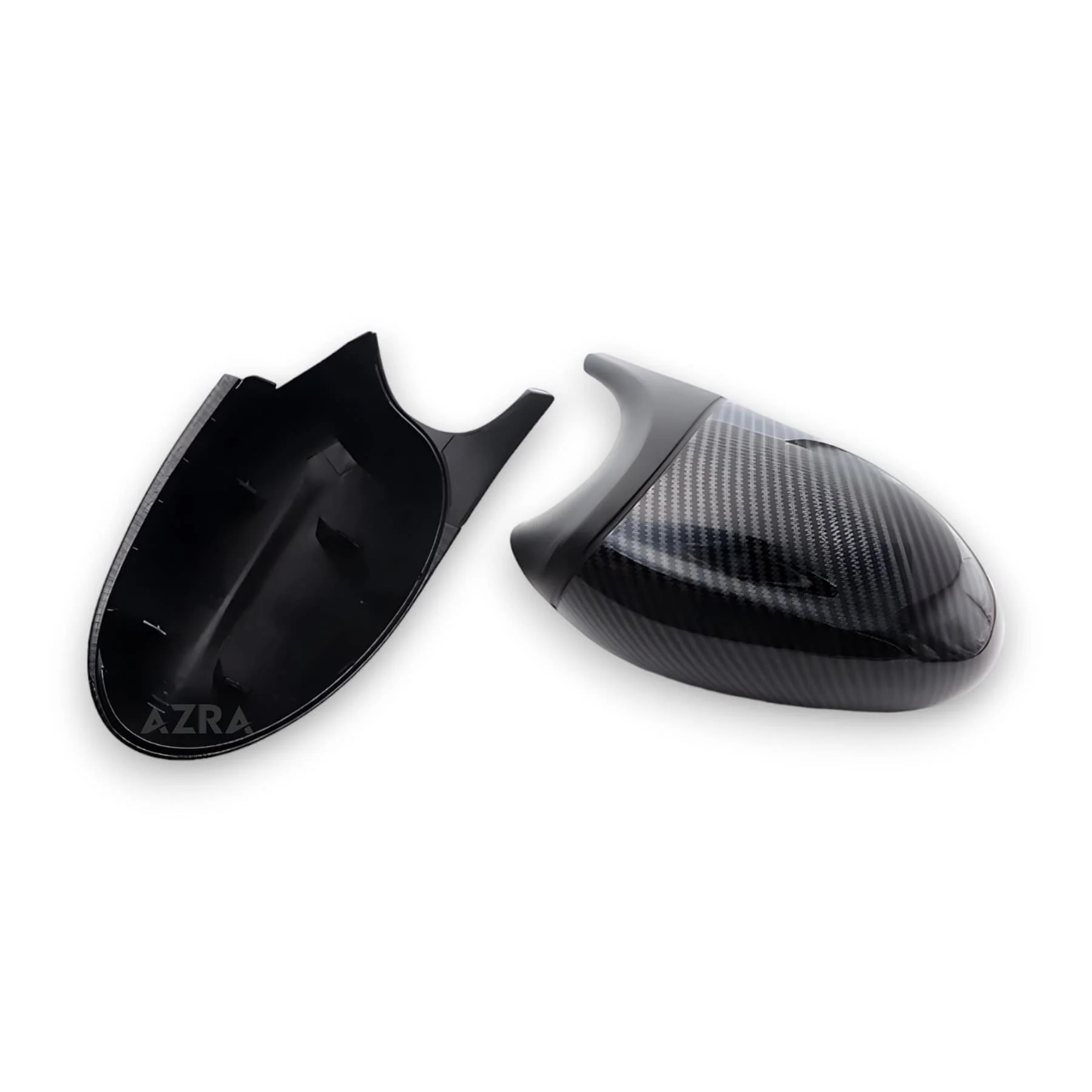 AZRA BMW 1 / 3 Series | E8X/E9X | Gloss Black / Carbon Print Mirror Caps | 2004 - 2013 - Image 8