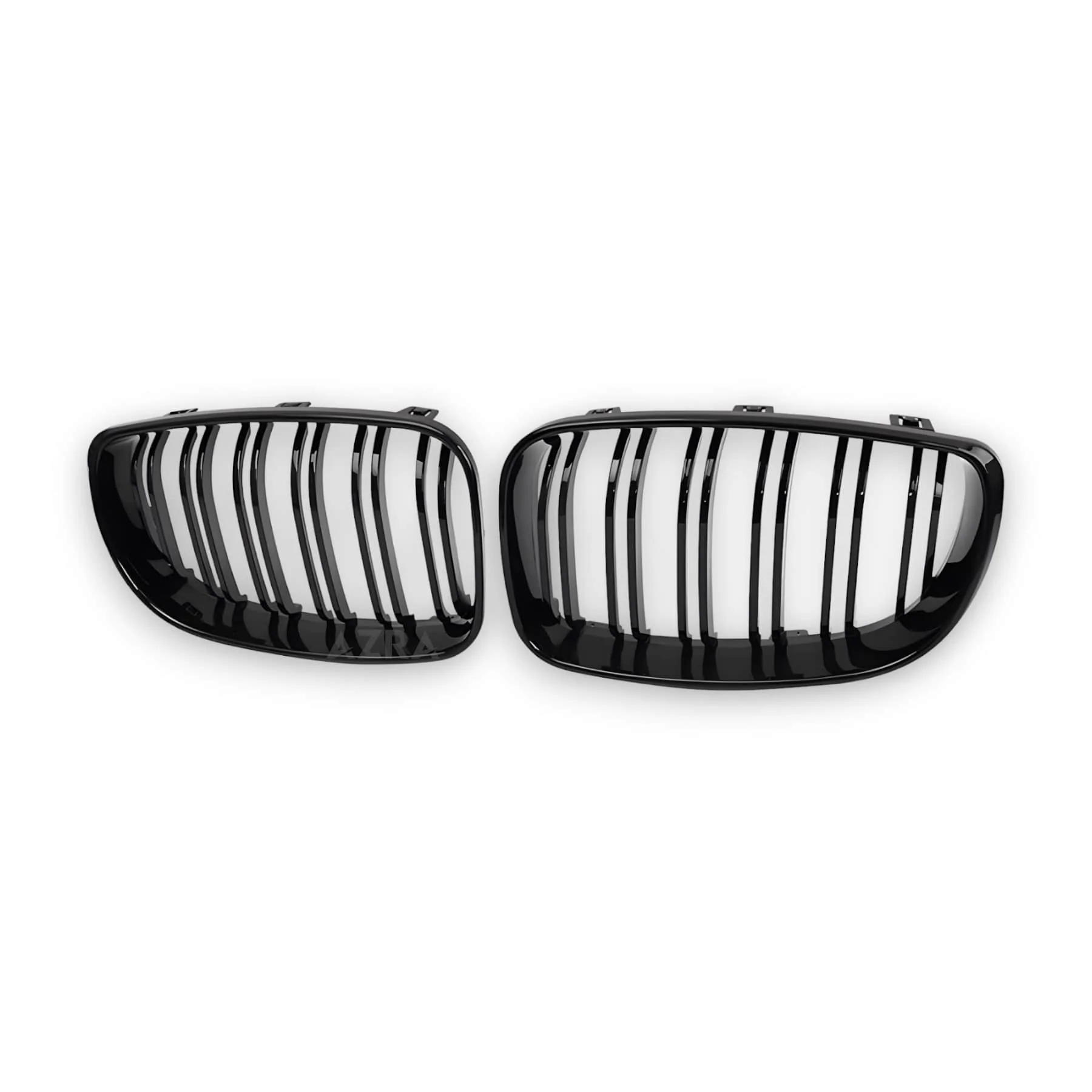 AZRA BMW 1 Series | E81/E82/E87/E88 | Gloss Black Front Kidney Grilles | 2007 - 2012 - Image 2