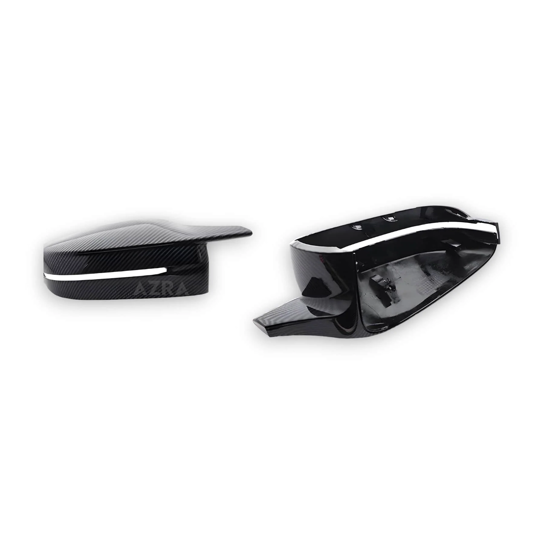 AZRA BMW 2 / 3 / 4 / 5 / 7 / 8 Series | G1X / G2X / G3X / G4X | Gloss Black / Carbon Print Mirror Caps | 2017 - 2023 - Image 10