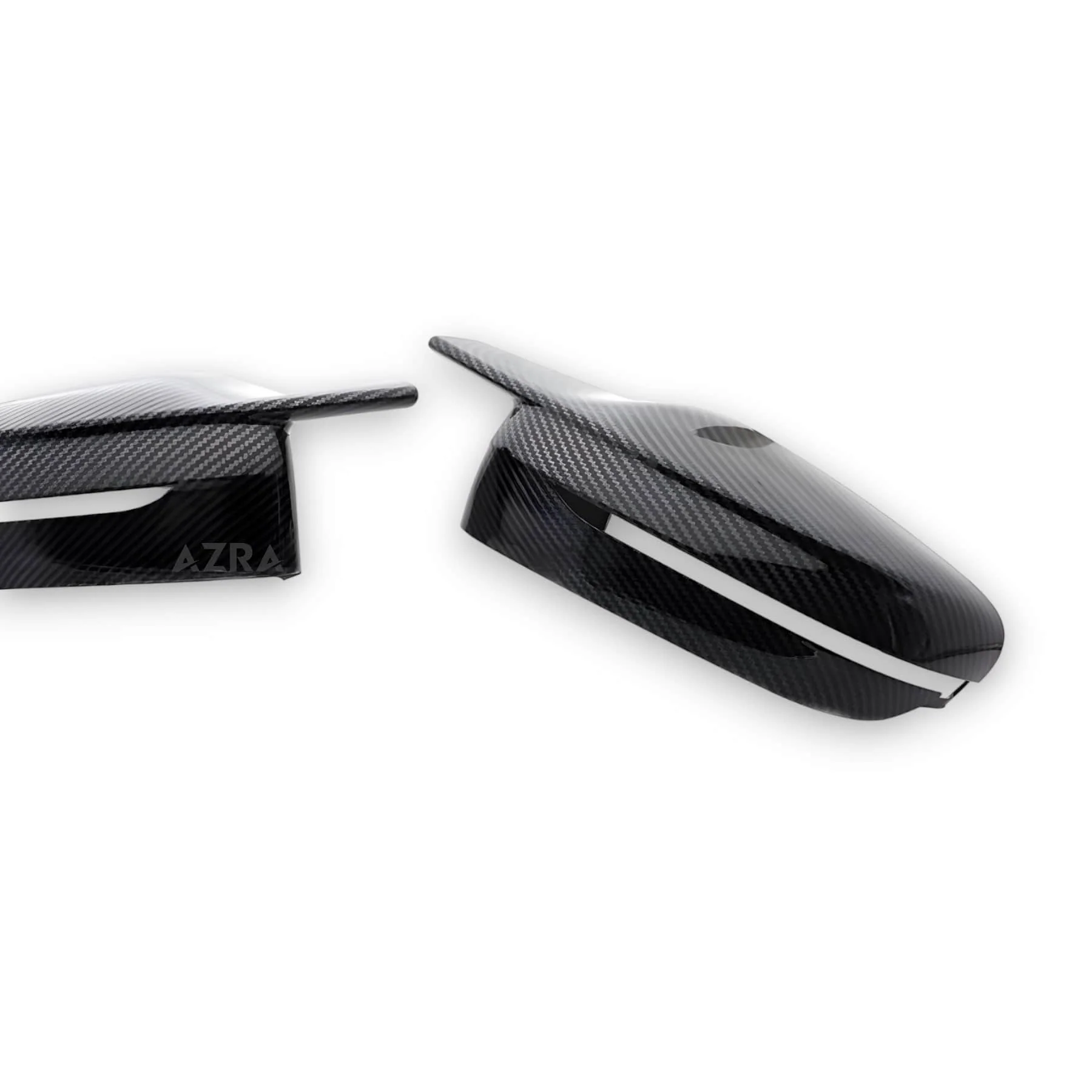 AZRA BMW 2 / 3 / 4 / 5 / 7 / 8 Series | G1X / G2X / G3X / G4X | Gloss Black / Carbon Print Mirror Caps | 2017 - 2023 - Image 9