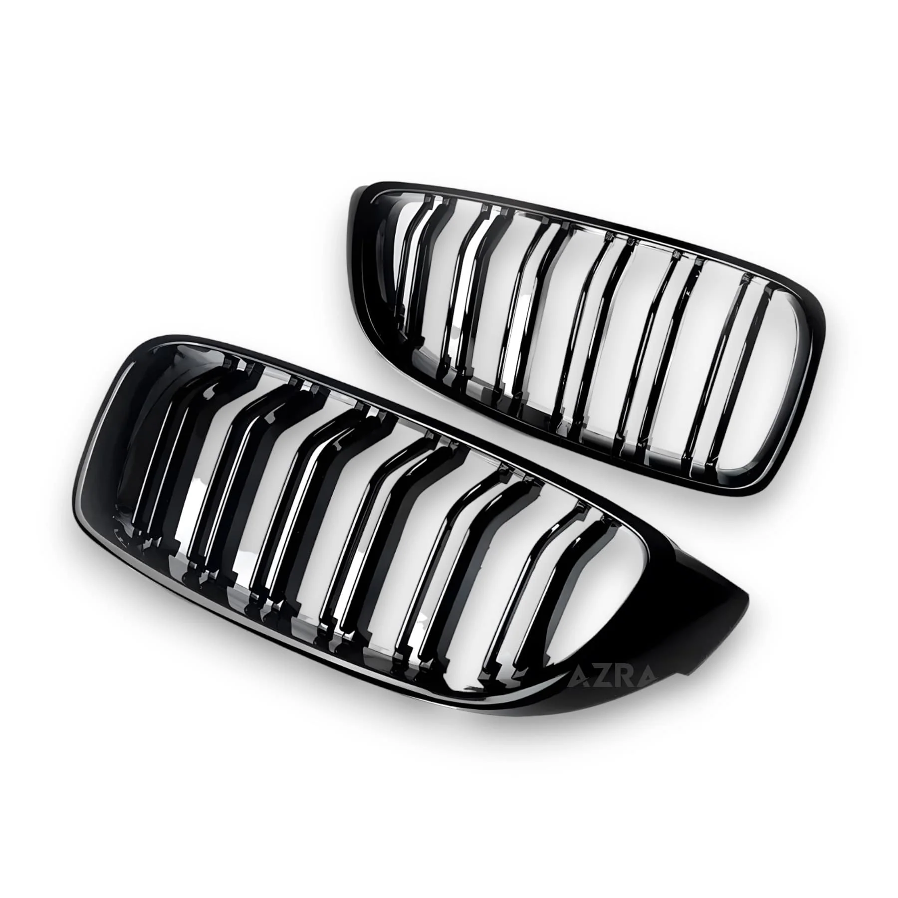 AZRA BMW 4 Series | F32 / F33 / F36 | Gloss Black Front Grilles | 2013 - 2020 - Image 4