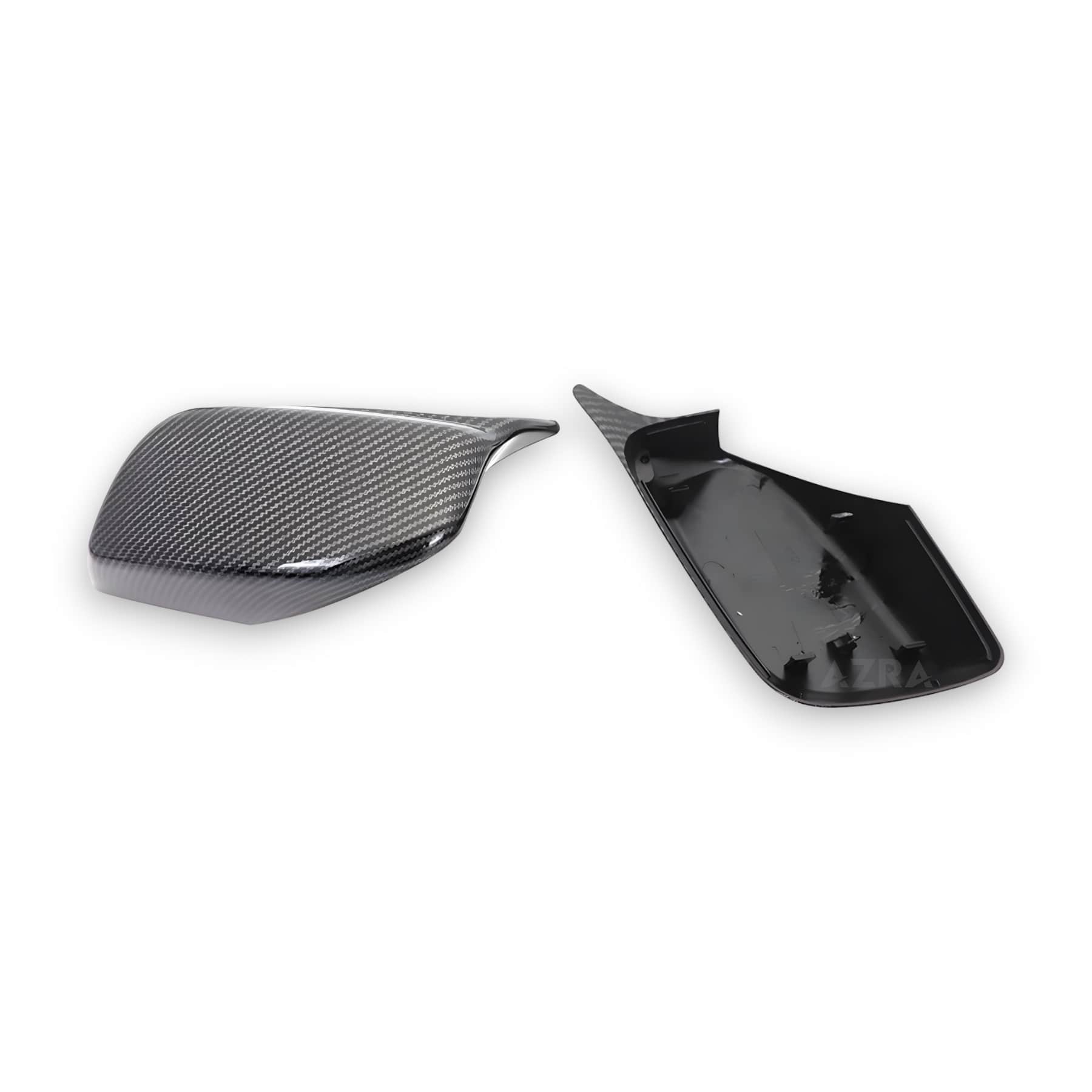 AZRA BMW 5 / 6 Series | E60 / E61 / E63 / E64 | Gloss Black / Carbon Print Mirror Caps | 2003 - 2010 - Image 7