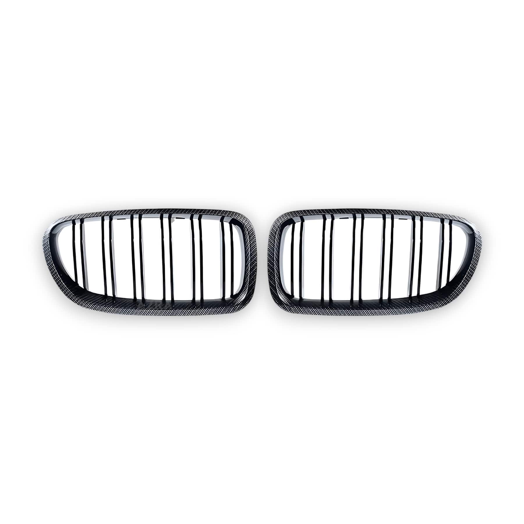 AZRA BMW 5 Series | F10 / F11 | Gloss Black / Carbon Print Front Grilles | 2010 - 2017 - Image 3