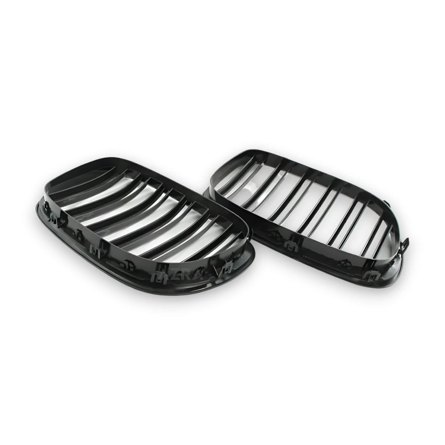 AZRA BMW 7 Series | F01 / F02 | Gloss Black Front Grilles | 2008 - 2015 - Image 3