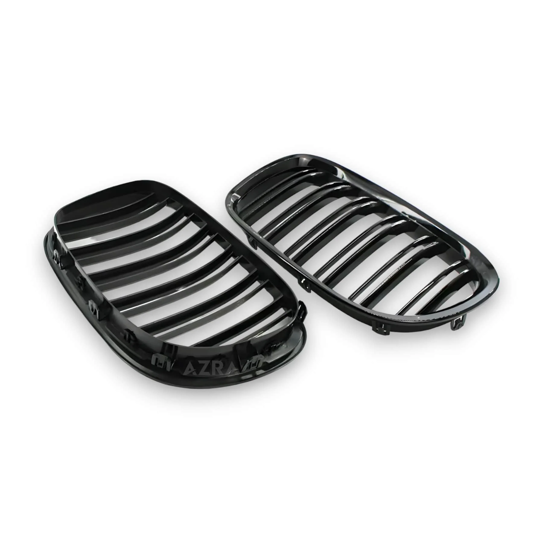 AZRA BMW 7 Series | F01 / F02 | Gloss Black Front Grilles | 2008 - 2015 - Image 4