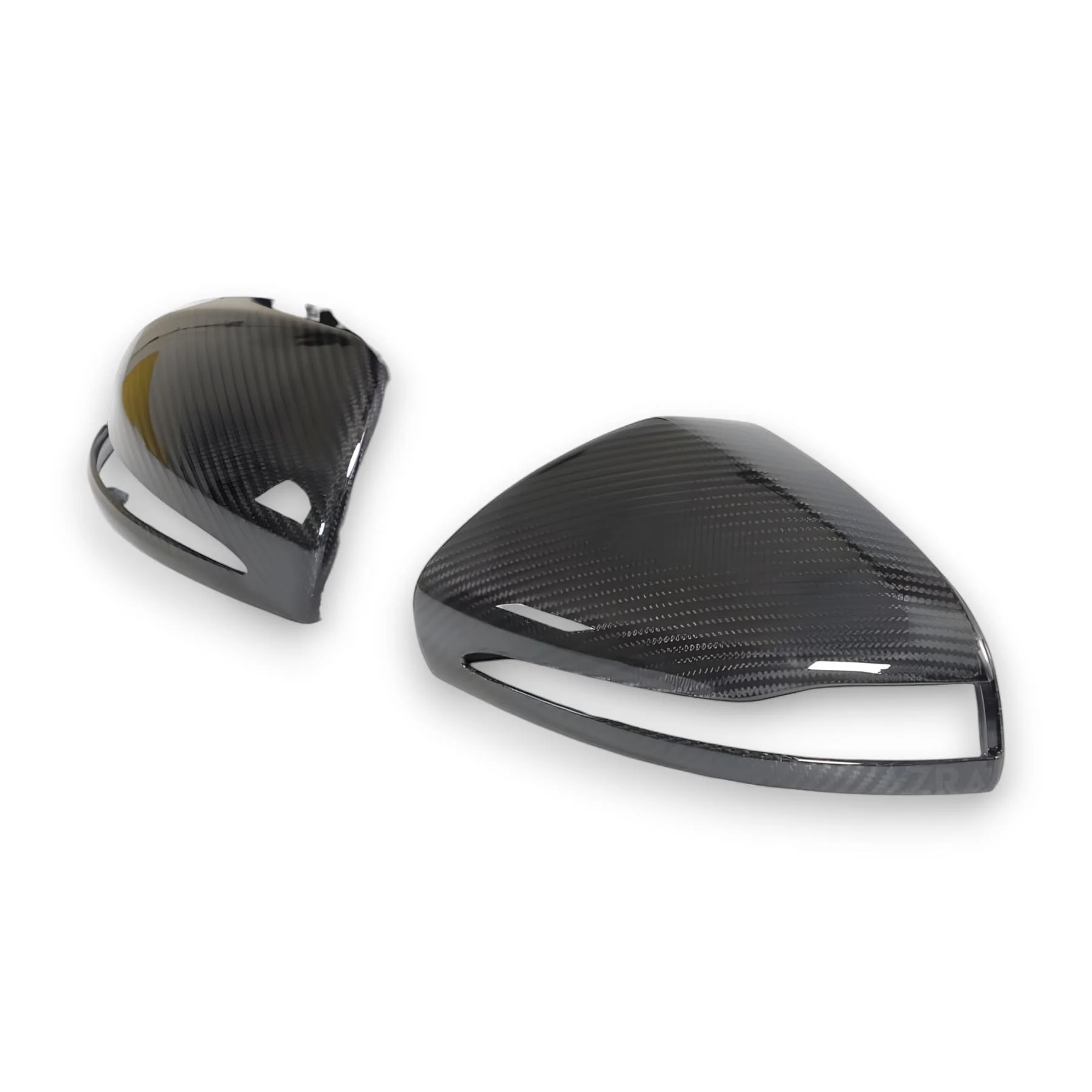 AZRA Mercedes Benz C-Class & C63 / C63s AMG | W205/C205 | Carbon Fiber Mirror Caps | 2014 - 2023 - Image 3