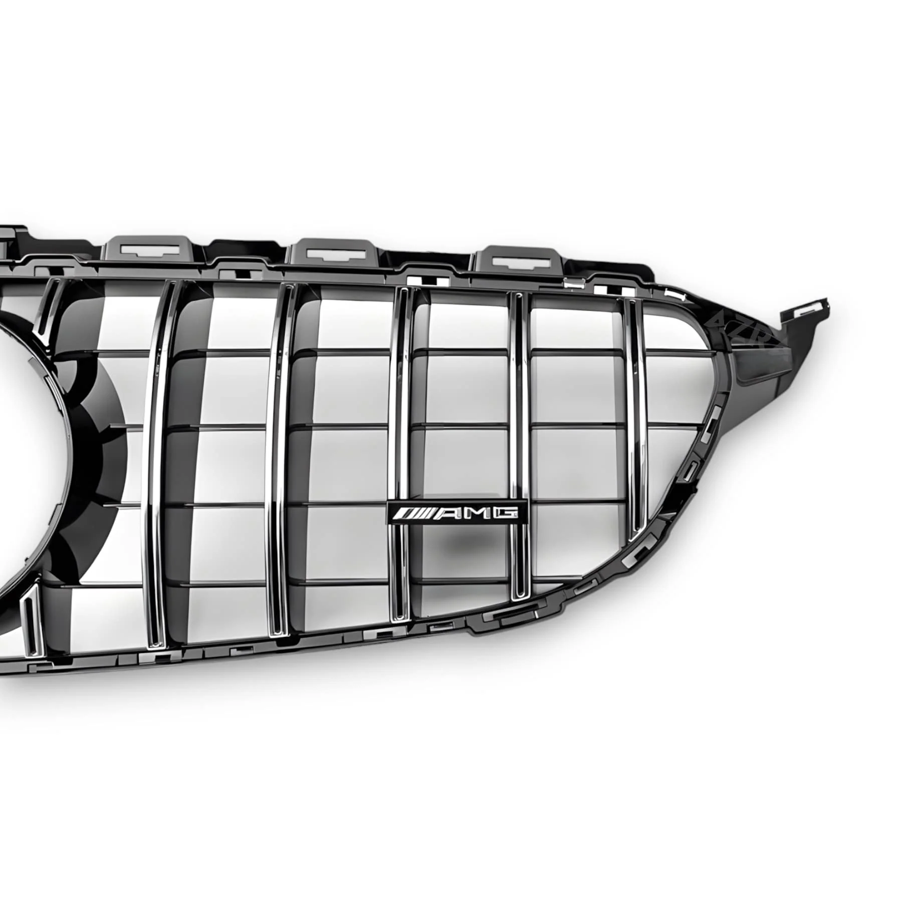 AZRA Mercedes-Benz C Class / C63 / C63s | W205/C205/S205/A205 | AMG GT Panamericana Gloss Black / Chrome Front Grille | 2015 - 2023 - Image 10