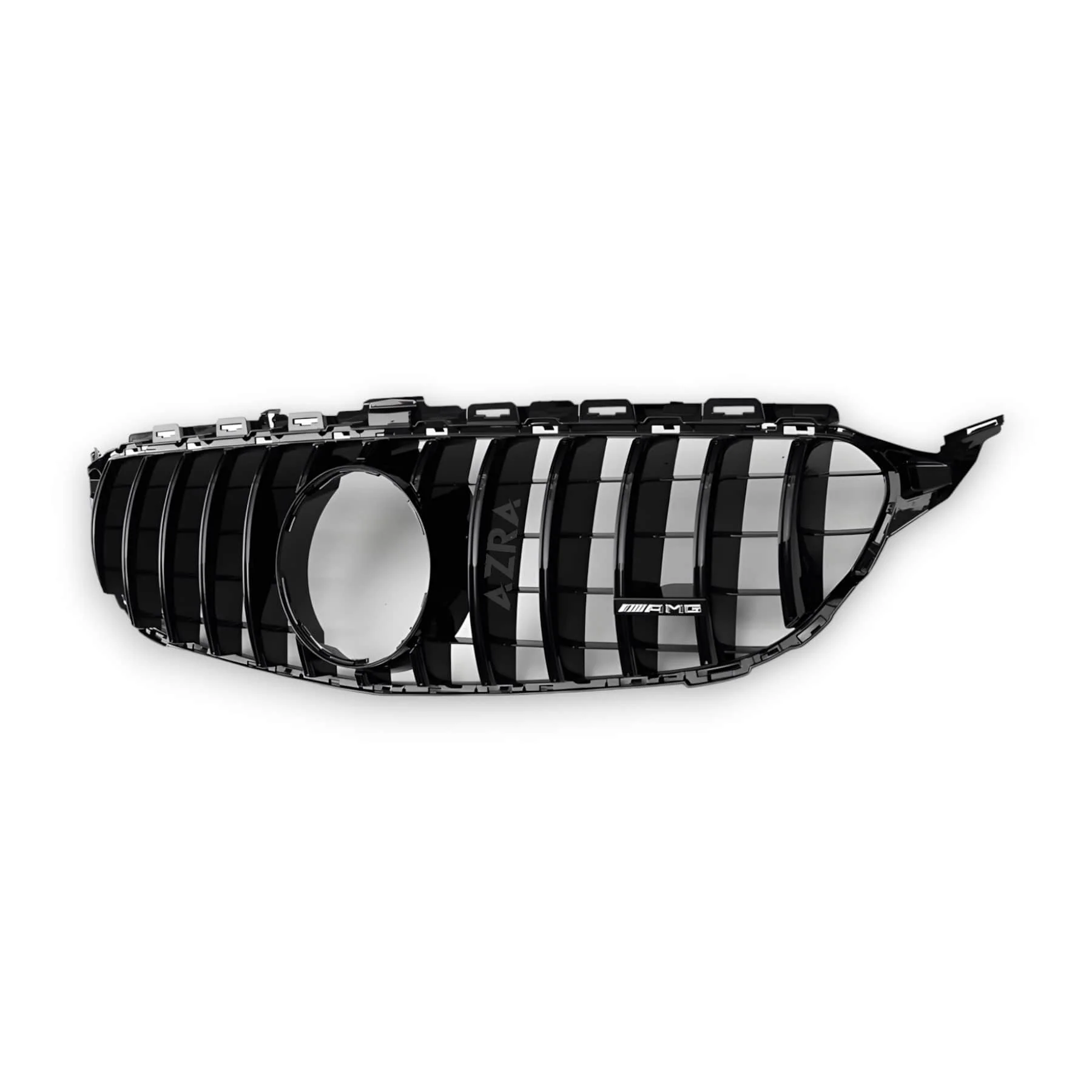 AZRA Mercedes-Benz C Class / C63 / C63s | W205/C205/S205/A205 | AMG GT Panamericana Gloss Black / Chrome Front Grille | 2015 - 2023 - Image 9