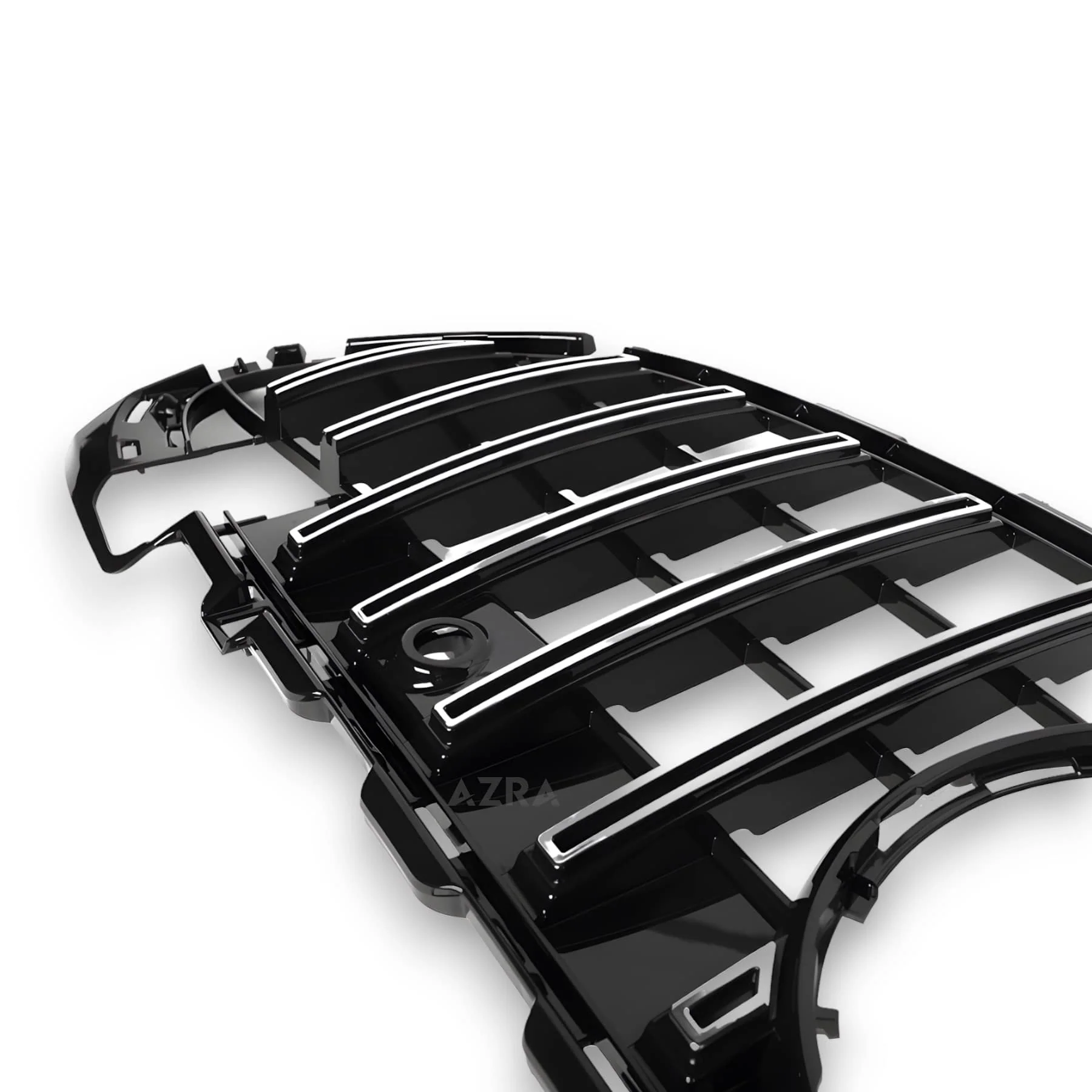 AZRA Mercedes-Benz C Class | W206 | AMG GT Panamericana Gloss Black / Chrome Front Grille | 2022+ - Image 3
