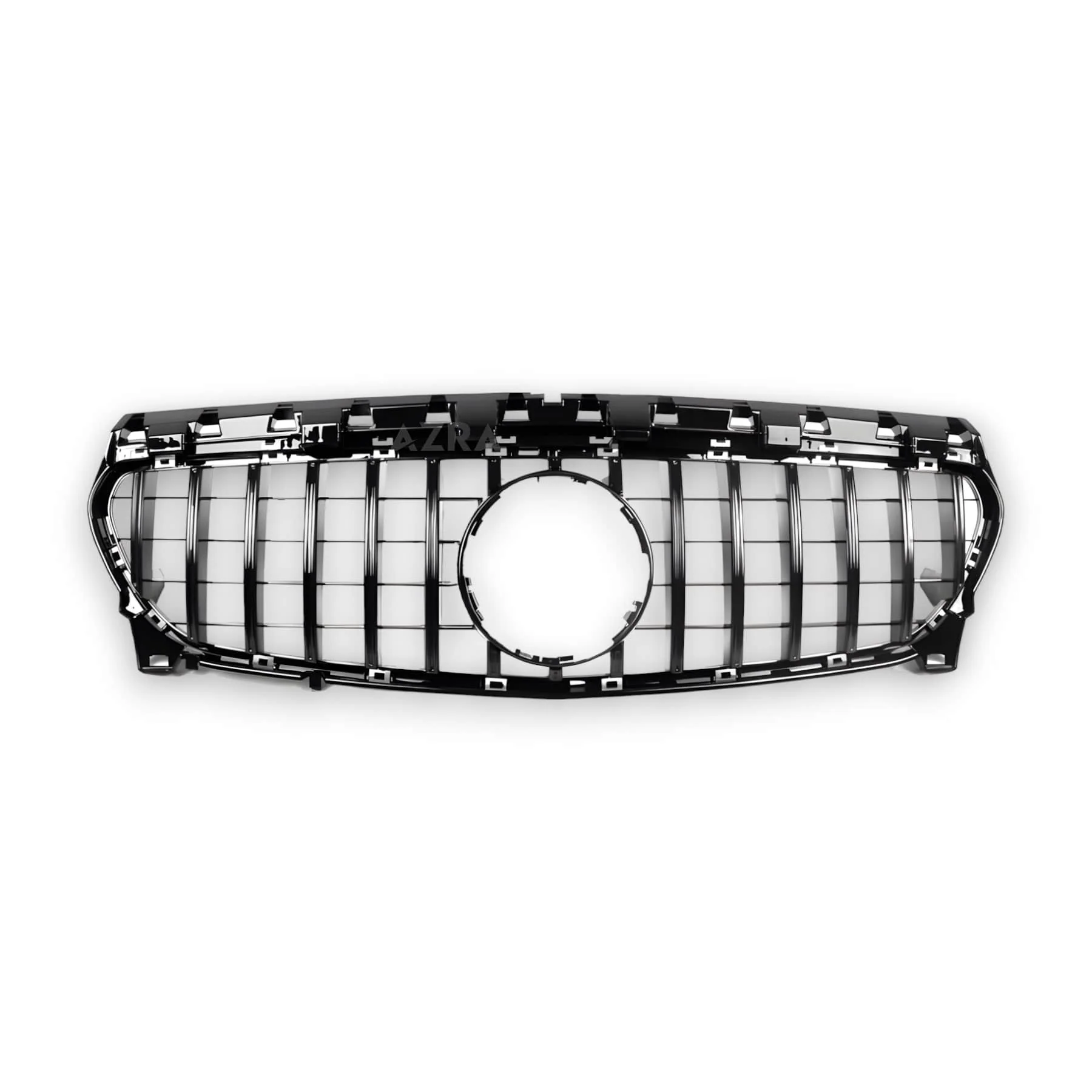 AZRA Mercedes-Benz CLA Class / CLA45 | C117 / X117 | AMG GT Panamericana Gloss Black / Chrome Front Grille | 2014 - 2019 - Image 3