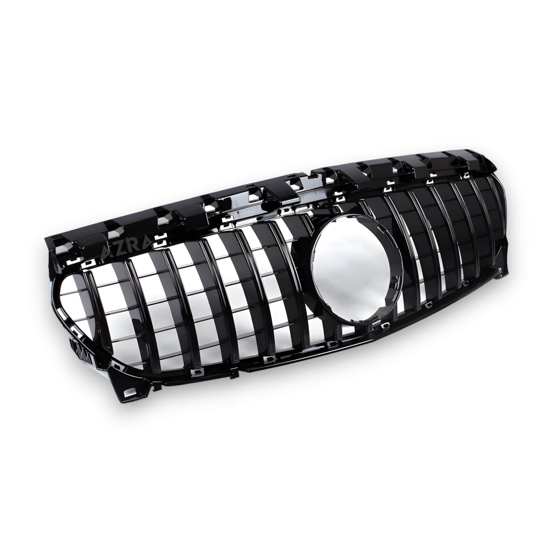 AZRA Mercedes-Benz CLA Class / CLA45 | C117 / X117 | AMG GT Panamericana Gloss Black / Chrome Front Grille | 2014 - 2019 - Image 4