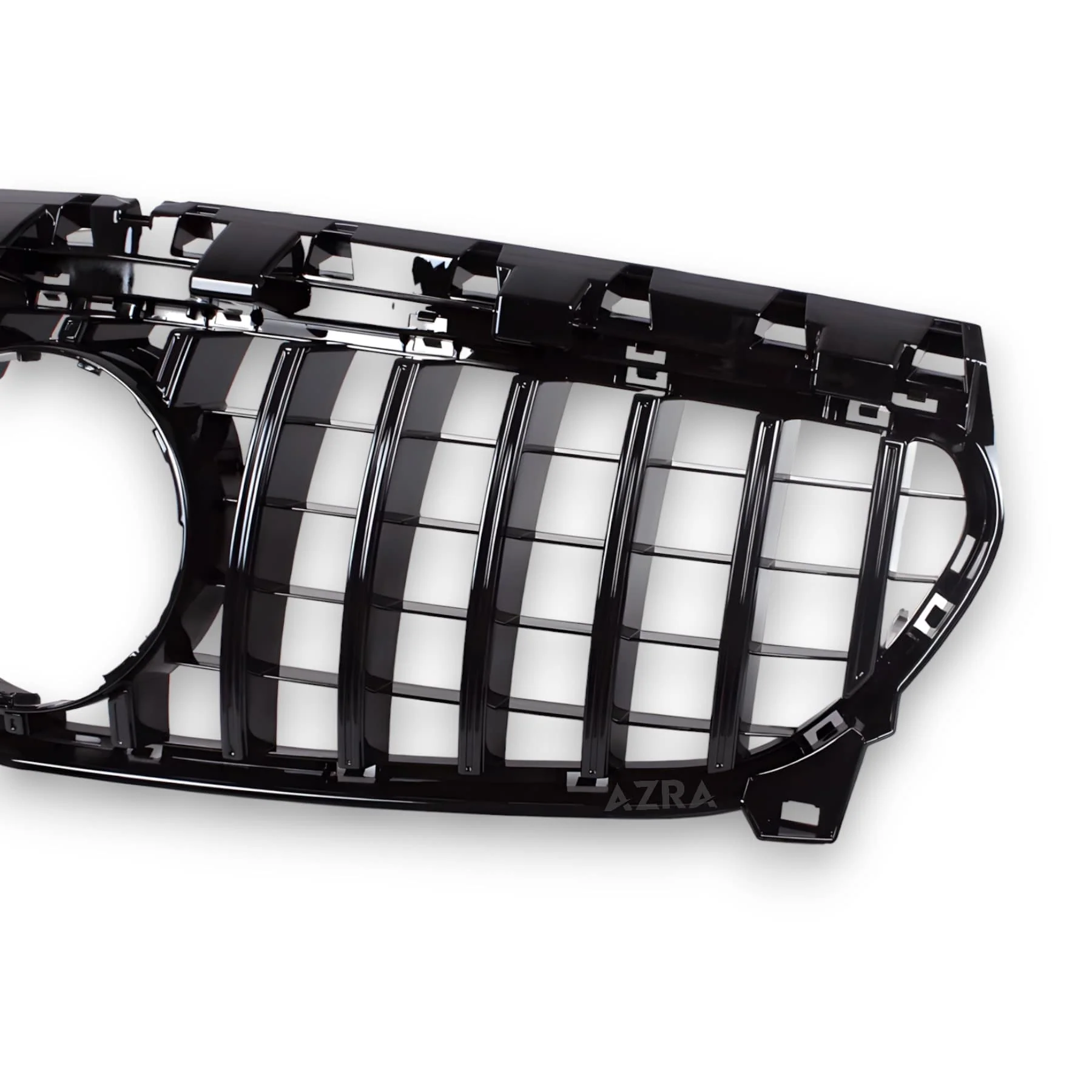 AZRA Mercedes-Benz CLA Class / CLA45 | C117 / X117 | AMG GT Panamericana Gloss Black / Chrome Front Grille | 2014 - 2019 - Image 5