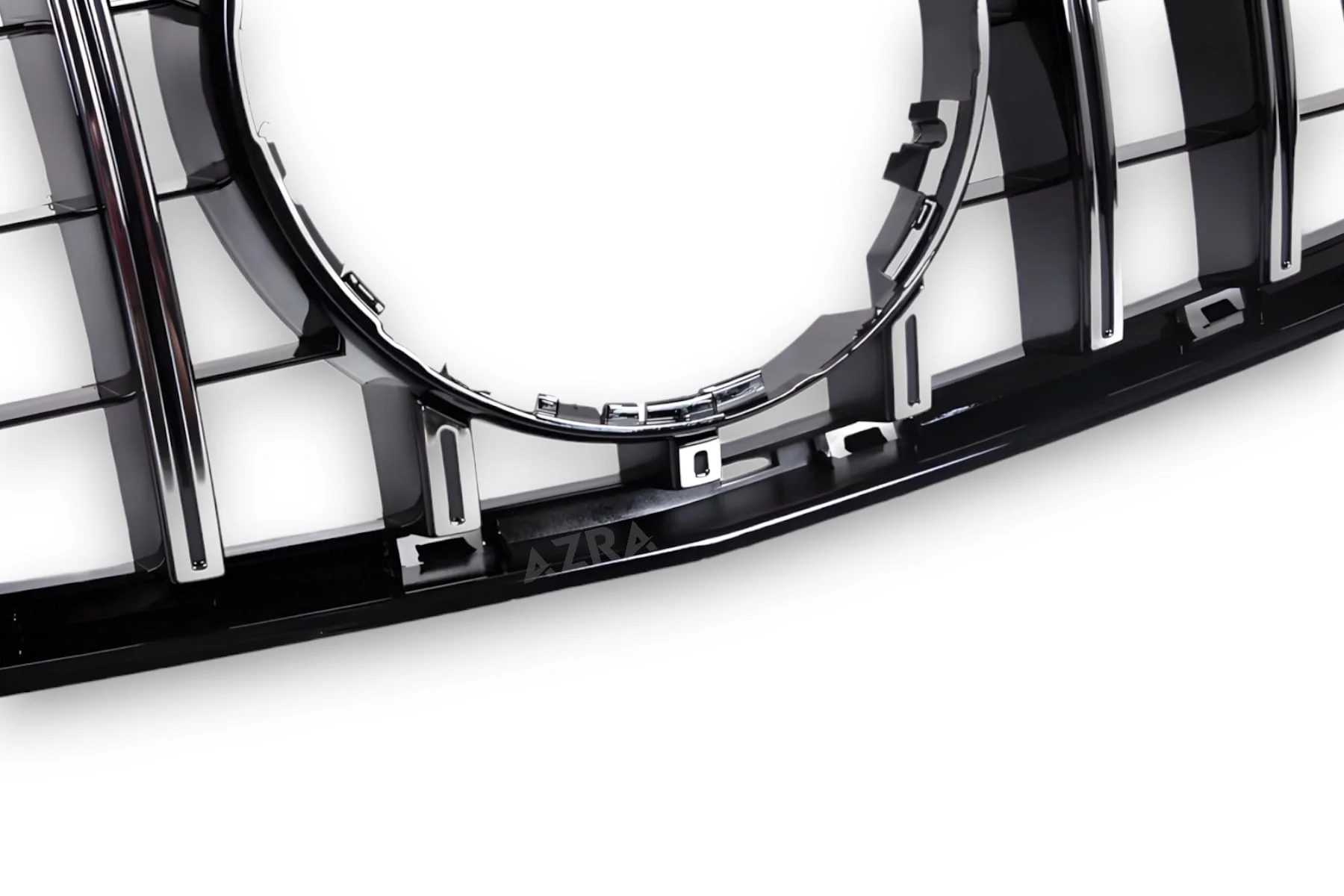 AZRA Mercedes-Benz CLA Class / CLA45 | C117 / X117 | AMG GT Panamericana Gloss Black / Chrome Front Grille | 2014 - 2019 - Image 7