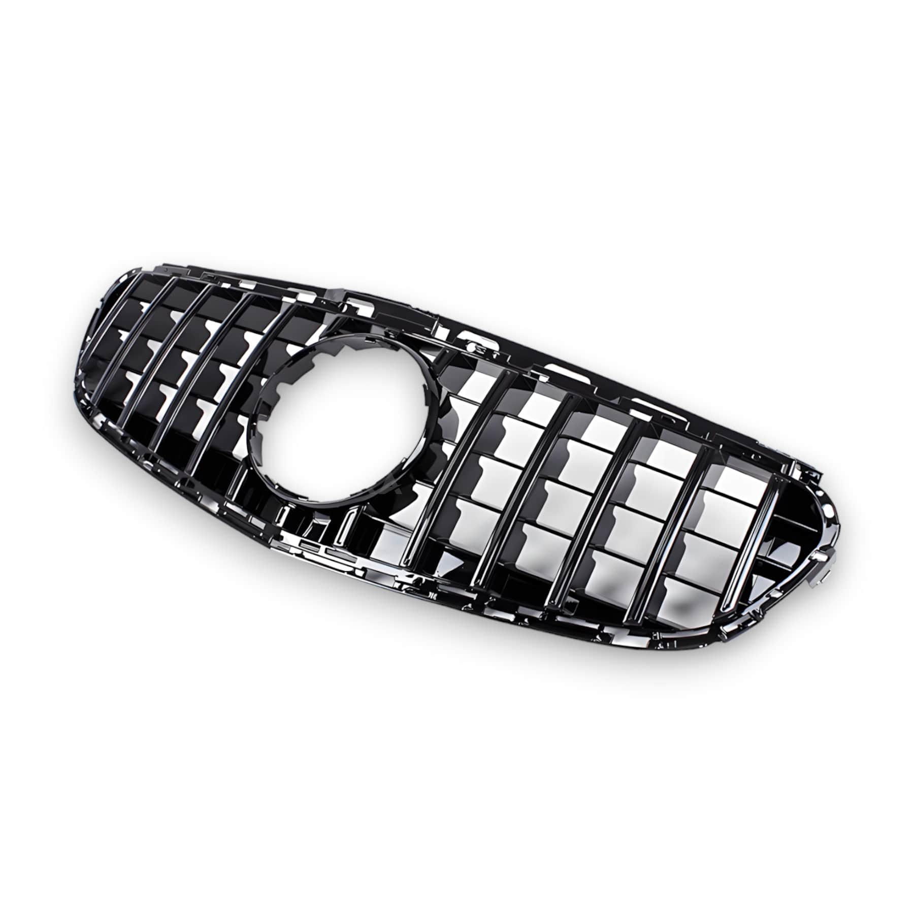 AZRA Mercedes-Benz E Class / E63 / E63s | W212 | AMG GT Panamericana Gloss Black / Chrome Front Grille | 2013 - 2016 - Image 5