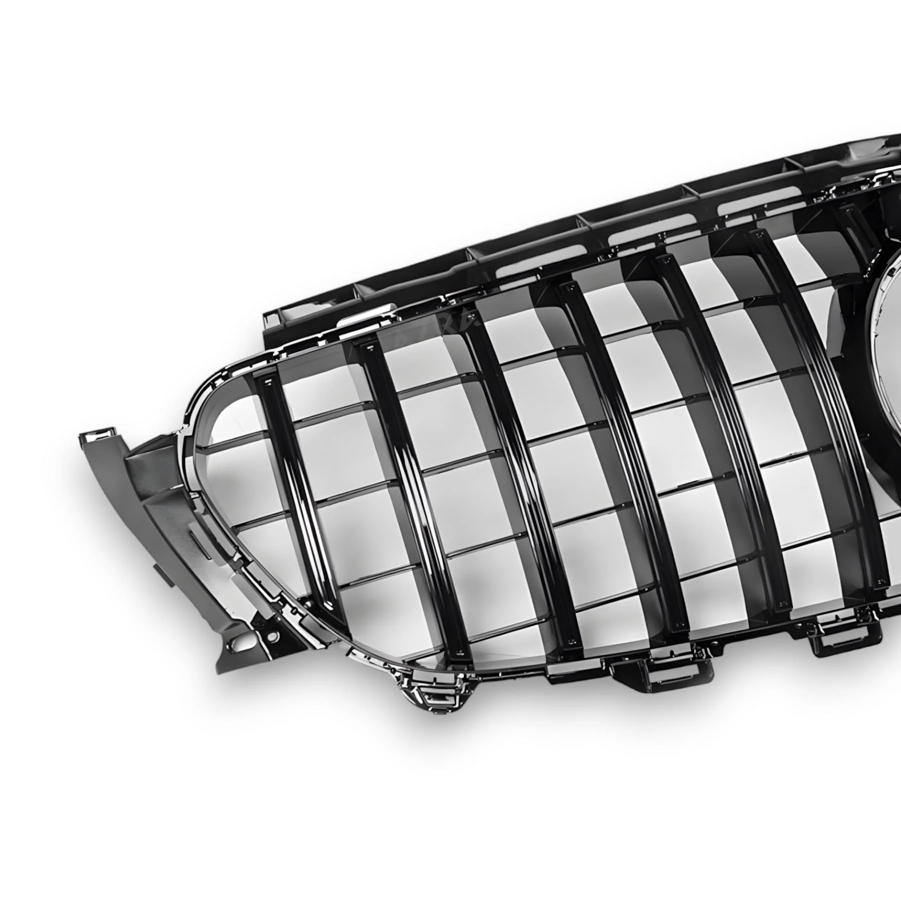 AZRA Mercedes-Benz E Class / E63 / E63s | W213 / C238 | AMG GT Panamericana Gloss Black / Chrome Front Grille | 2016 - 2020 - Image 4
