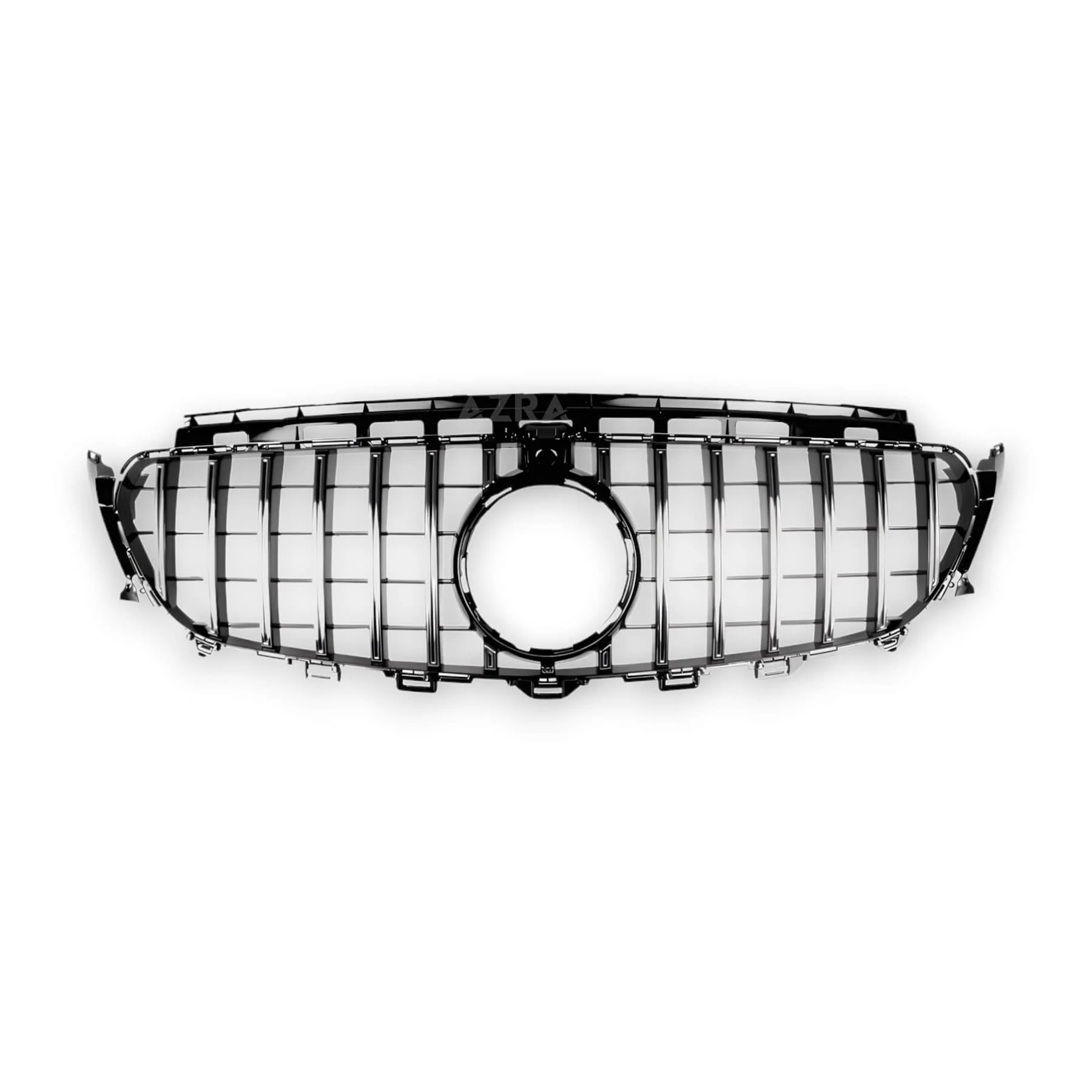 AZRA Mercedes-Benz E Class / E63 / E63s | W213 / C238 | AMG GT Panamericana Gloss Black / Chrome Front Grille | 2016 - 2020 - Image 7