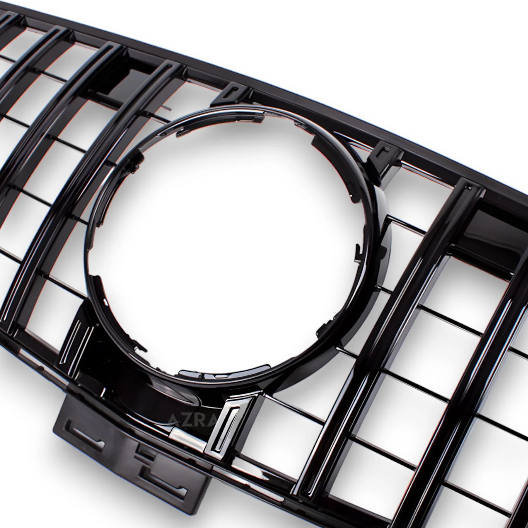 AZRA Mercedes-Benz GLE Class / GLE63 / GLE63s | W292/C292 | AMG GT Panamericana Gloss Black / Chrome Front Grille | 2015 - 2019 - Image 12