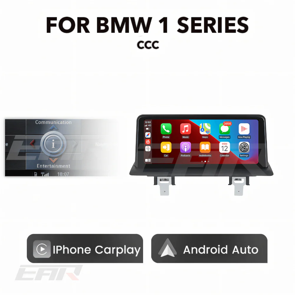BMW iDrive 8 Android 13.0 1 Series (E81/E82/E87/E88) Multimedia 10.25"/12.3" Touchscreen Display + Built-In Wireless Carplay & Android Auto | 2004 - 2012 | LHD/RHD - Image 6