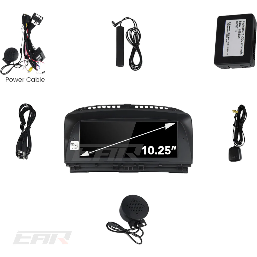BMW iDrive 8 Android 13.0 7 Series (E65) Multimedia 10.25" Touchscreen Display + Built-In Wireless Carplay & Android Auto | 2001 - 2008 | LHD/RHD - Image 4