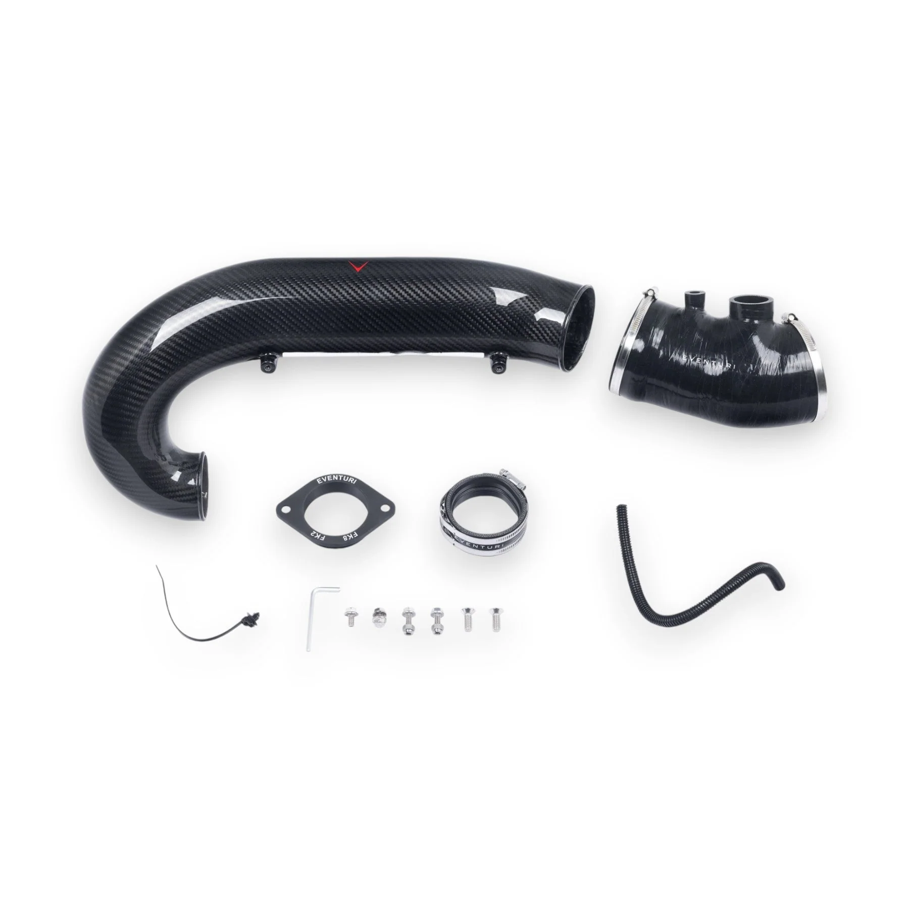 Eventuri Honda Civic Type R | FK8 | Carbon Turbo Tube Package (With V2 MAF Tube)