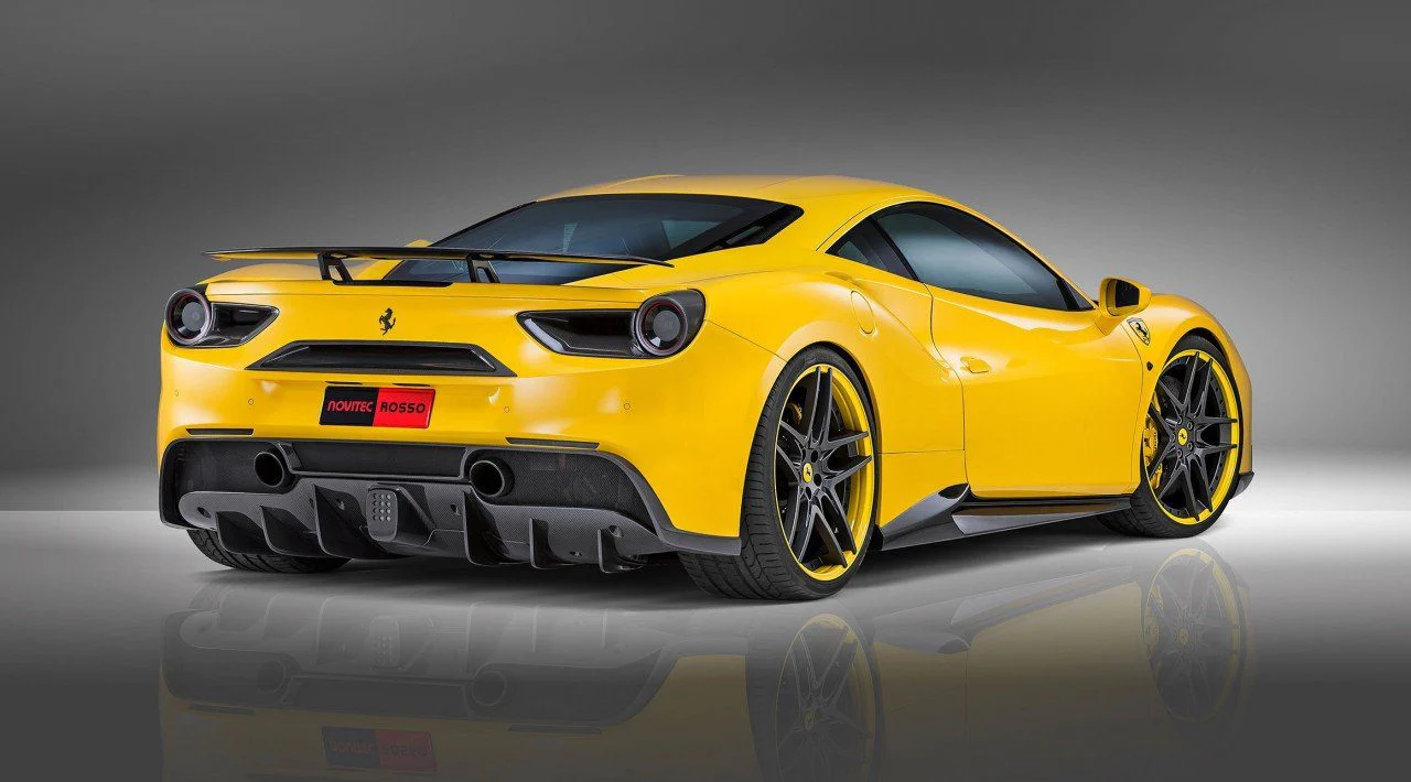 Ferrari 488 Spider/GTB | Novitec Carbon Rear Fog Light Cover - Image 4
