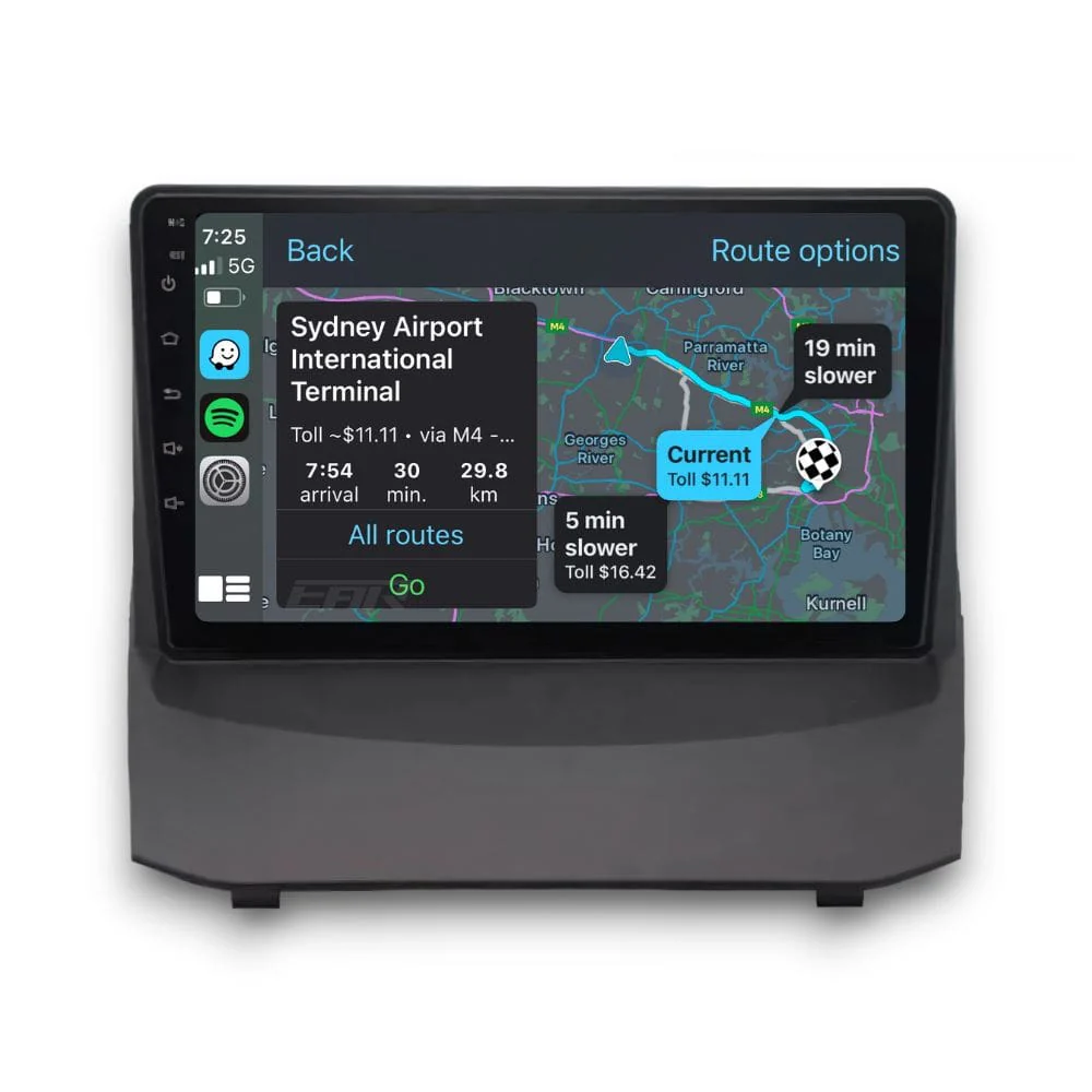 Ford Fiesta (2008 - 2018) Multimedia 9" Touchscreen Display + Built-In Wireless Carplay & Android Auto - Image 2