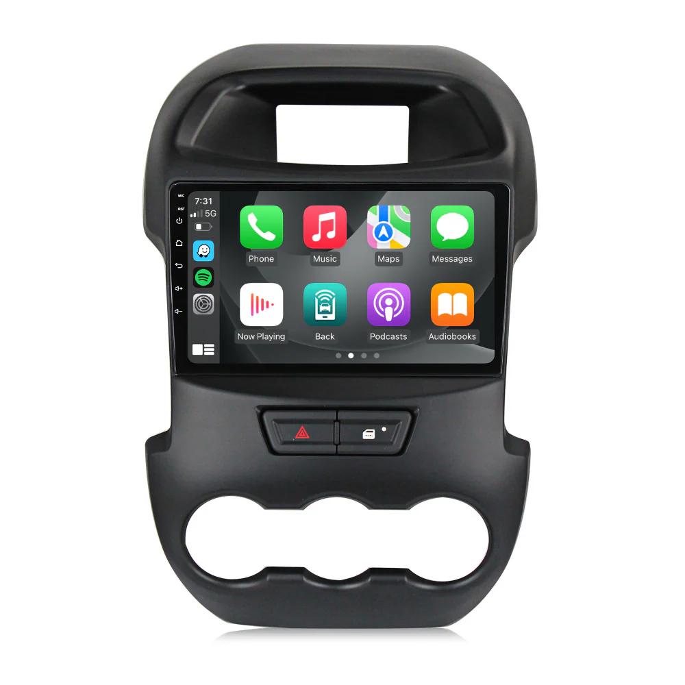 Ford Ranger (2012 - 2015) Multimedia 9" Touchscreen Display + Built-In Wireless Carplay & Android Auto