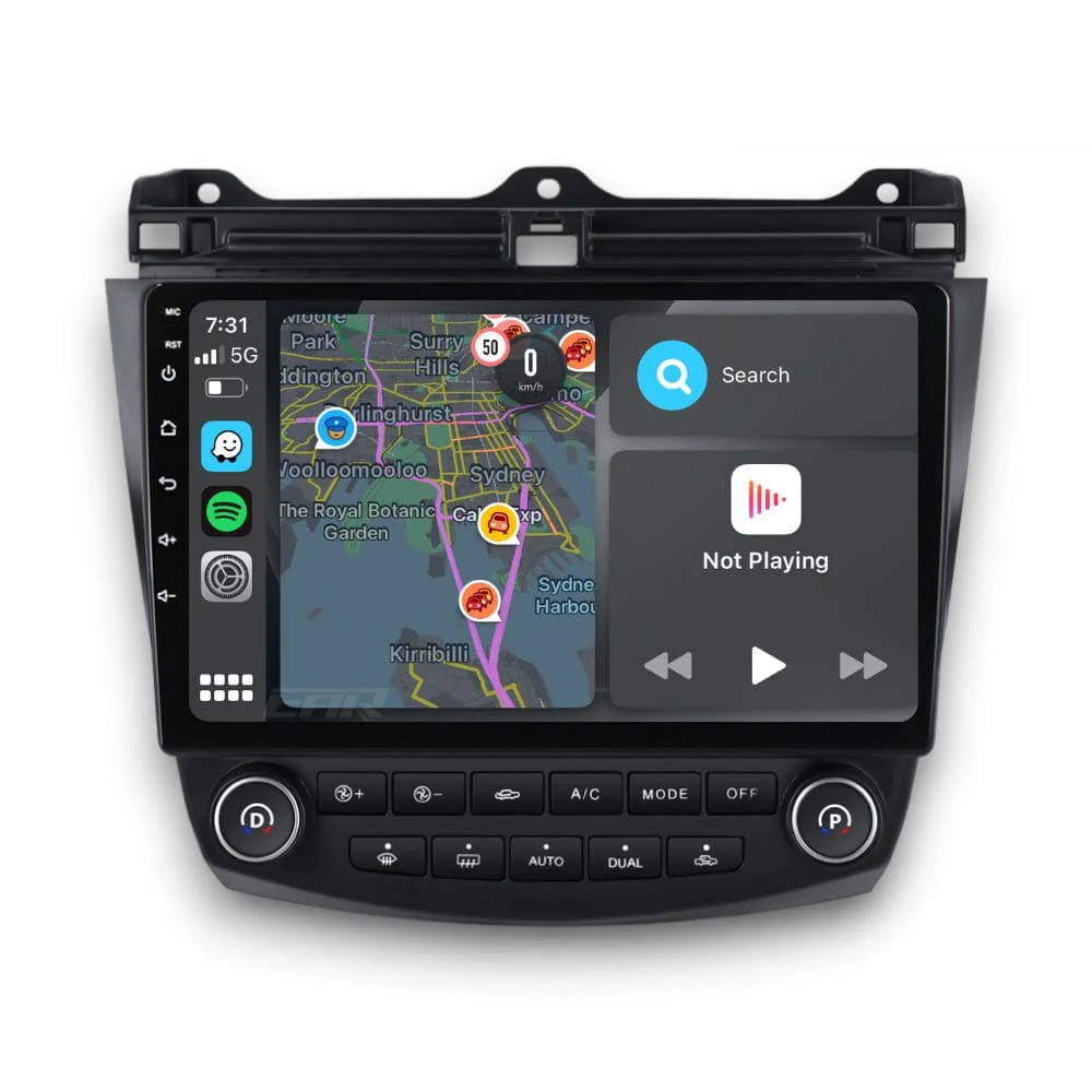 Honda Accord Euro (2003 - 2007) Multimedia 10" Touchscreen Display + Built-In Wireless Carplay & Android Auto - Image 4