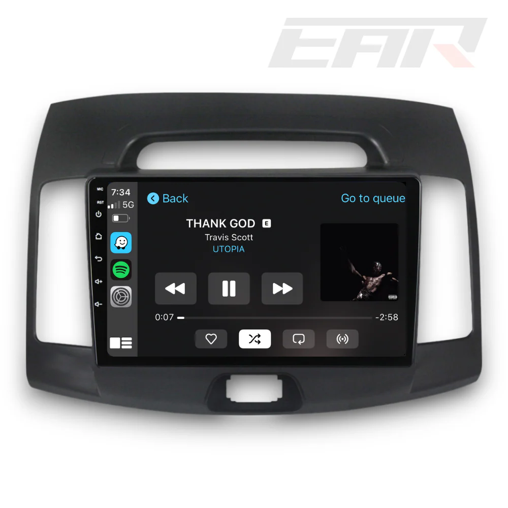 Hyundai Elantra/Avante (2006 - 2011) Multimedia 9" Touchscreen Display + Built-In Wireless Carplay & Android Auto - Image 3