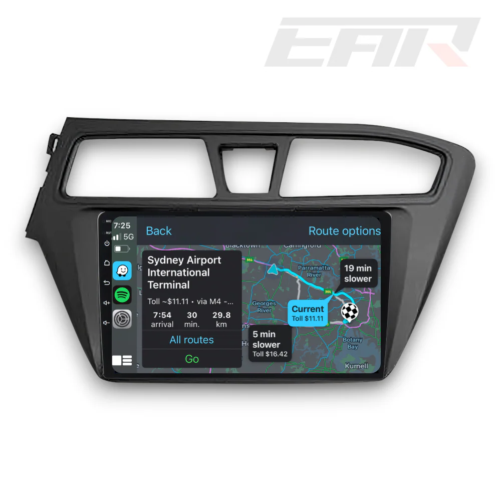 Hyundai i20 (2016 - 2017) Multimedia 9" Touchscreen Display + Built-In Wireless Carplay & Android Auto - Image 2
