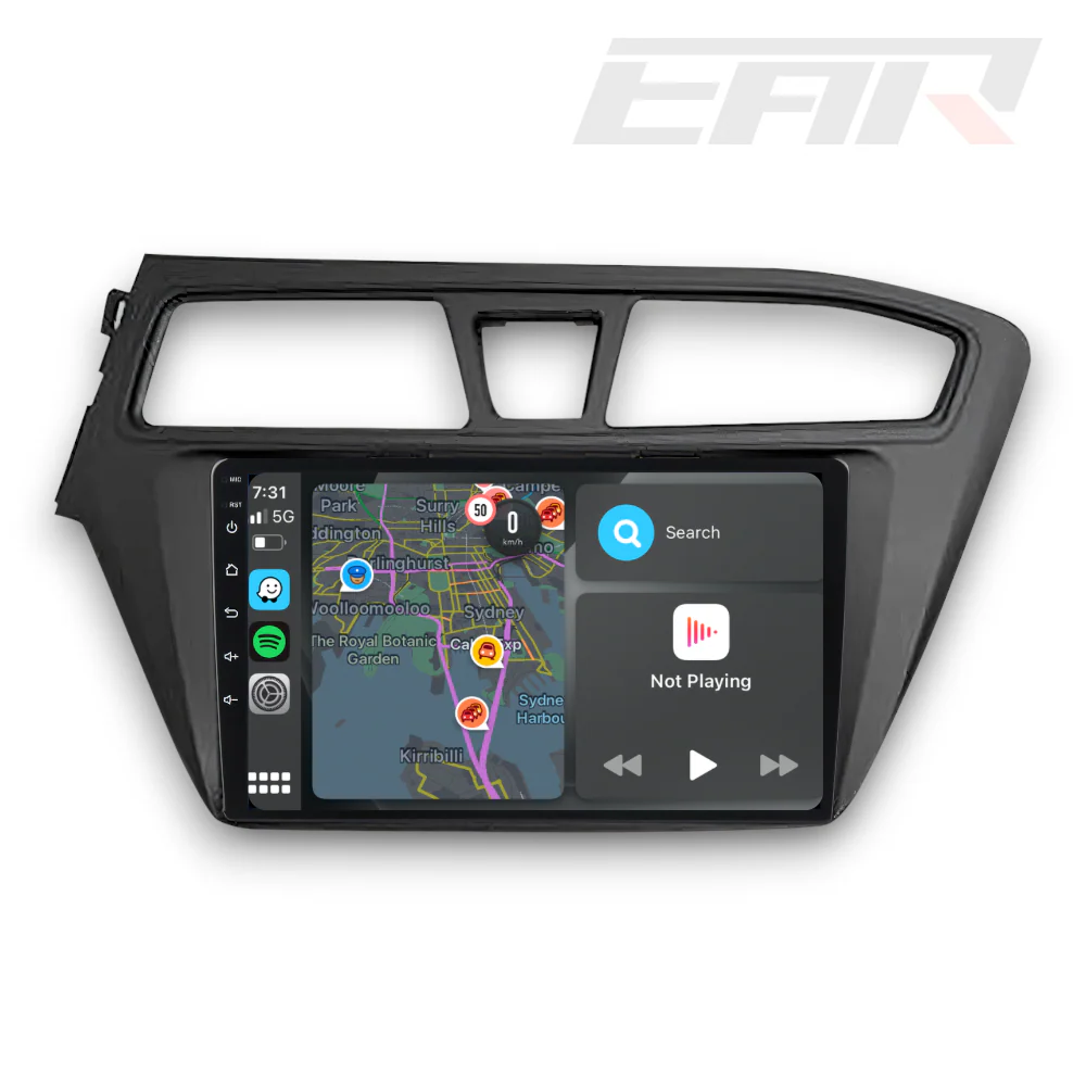 Hyundai i20 (2016 - 2017) Multimedia 9" Touchscreen Display + Built-In Wireless Carplay & Android Auto - Image 4