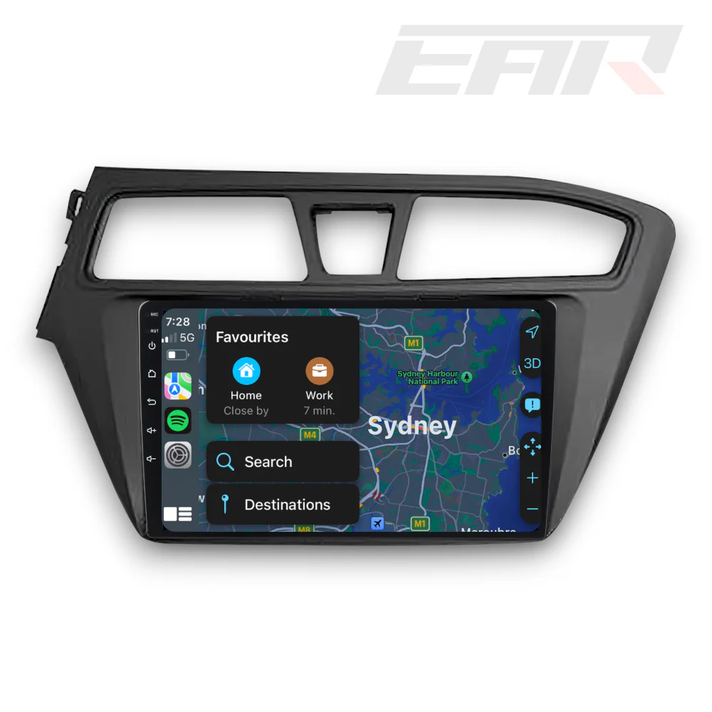 Hyundai i20 (2016 - 2017) Multimedia 9" Touchscreen Display + Built-In Wireless Carplay & Android Auto - Image 5