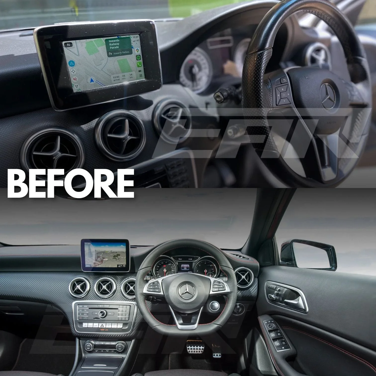 Mercedes Benz A/CLA/GLA Class | W176/C177/X156 | 10.25"/12.3" Linux CarPlay/Android Touchscreen Display | 2013 - 2018 - Image 3