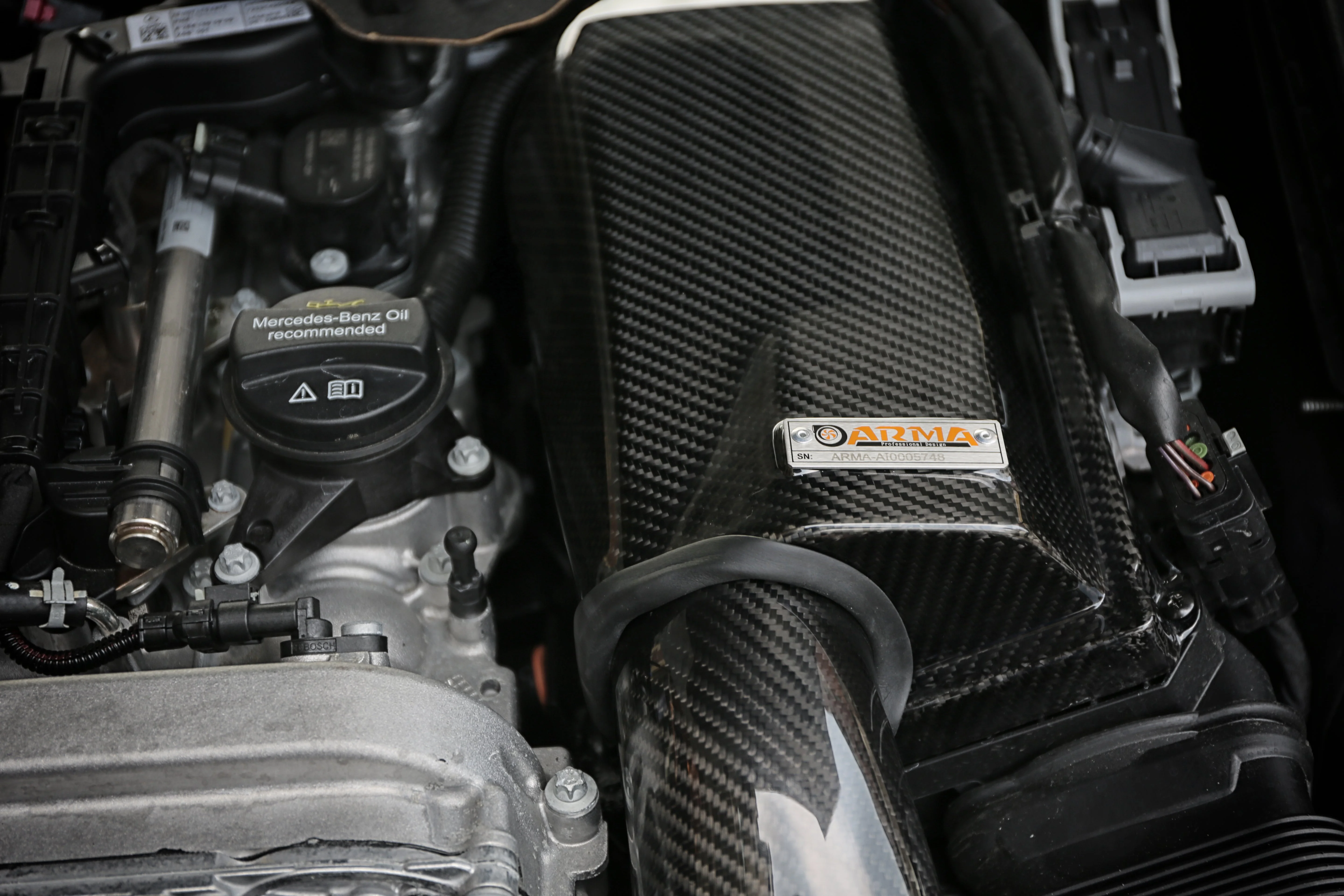 ARMASPEED Mercedes-Benz C Class / E Class | C200 C300 / E300 | W205 / W213 (M264) | Carbon Fiber Cold Air Intake - Image 5