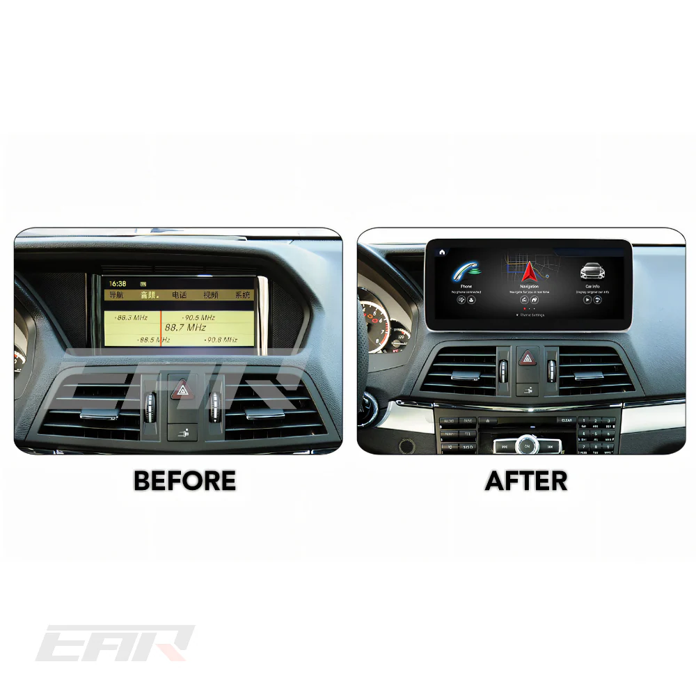 Mercedes Benz E Class Android 13.0 (C207/A207) Multimedia 10.25"/12.3" Touchscreen Display + Built-In Wireless Carplay & Android Auto | 2009 - 2017 | LHD/RHD - Image 4