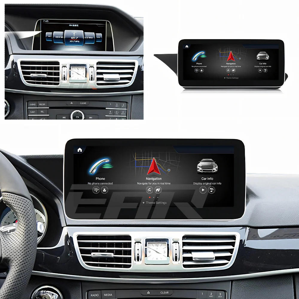 Mercedes Benz E Class Android 13.0 (W212) Multimedia 10.25"/12.3" Touchscreen Display + Built-In Wireless Carplay & Android Auto | 2009 - 2016 | LHD/RHD - Image 4