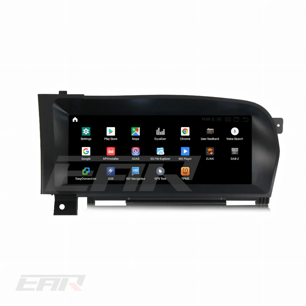 Mercedes Benz S Class Android 13.0 (W221) Multimedia 10.25" Touchscreen Display + Built-In Wireless Carplay & Android Auto | 2006 - 2013 | LHD/RHD - Image 6