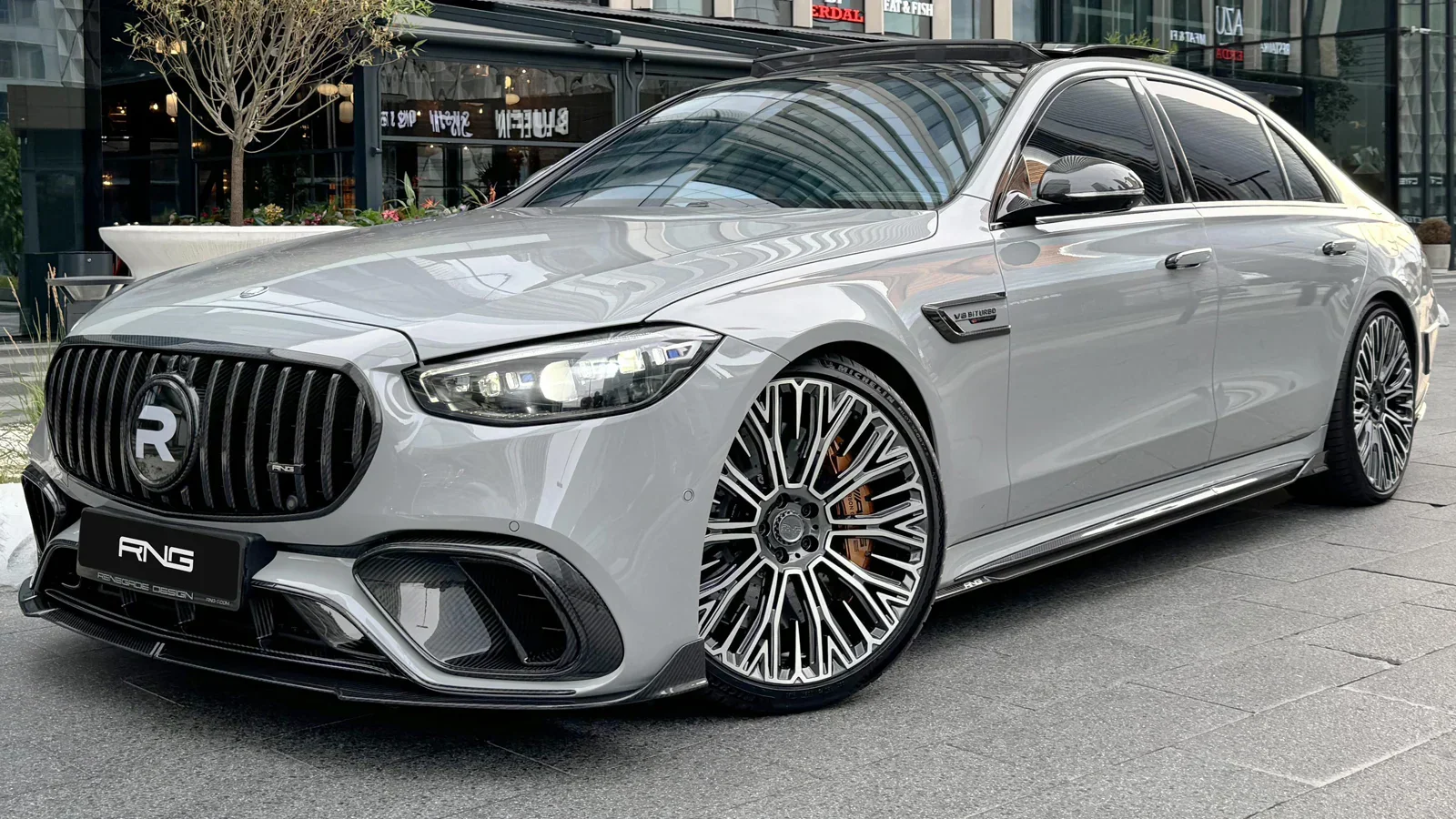 RNG Design Mercedes Benz S63 | W223 | Carbon Front Lip Splitter - Image 3
