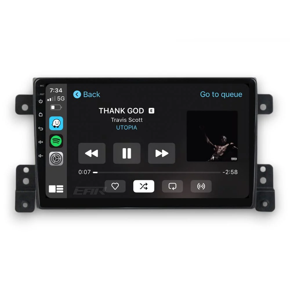 Suzuki Grand Vitara (2005 - 2019) Multimedia 9" Touchscreen Display + Built-In Wireless Carplay & Android Auto - Image 3