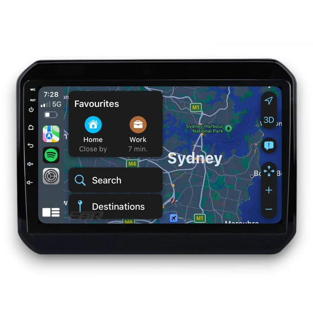 Suzuki Ignis (2016 - 2020) Multimedia 9" Touchscreen Display + Built-In Wireless Carplay & Android Auto - Image 5