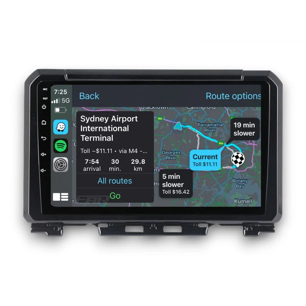 Suzuki Jimny (2018 - 2022) Multimedia 9" Touchscreen Display + Built-In Wireless Carplay & Android Auto - Image 2