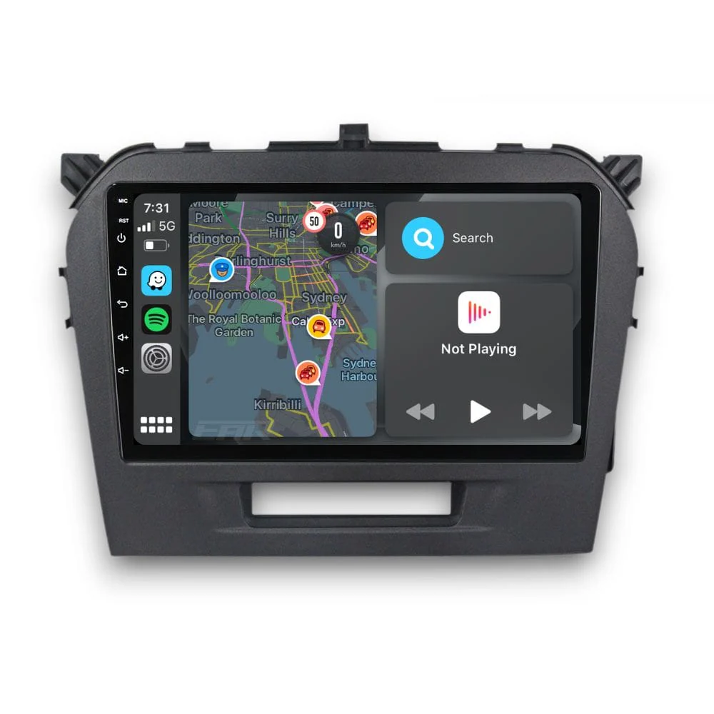 Suzuki Vitara (2015 - 2023) Multimedia 9" Touchscreen Display + Built-In Wireless Carplay & Android Auto - Image 4