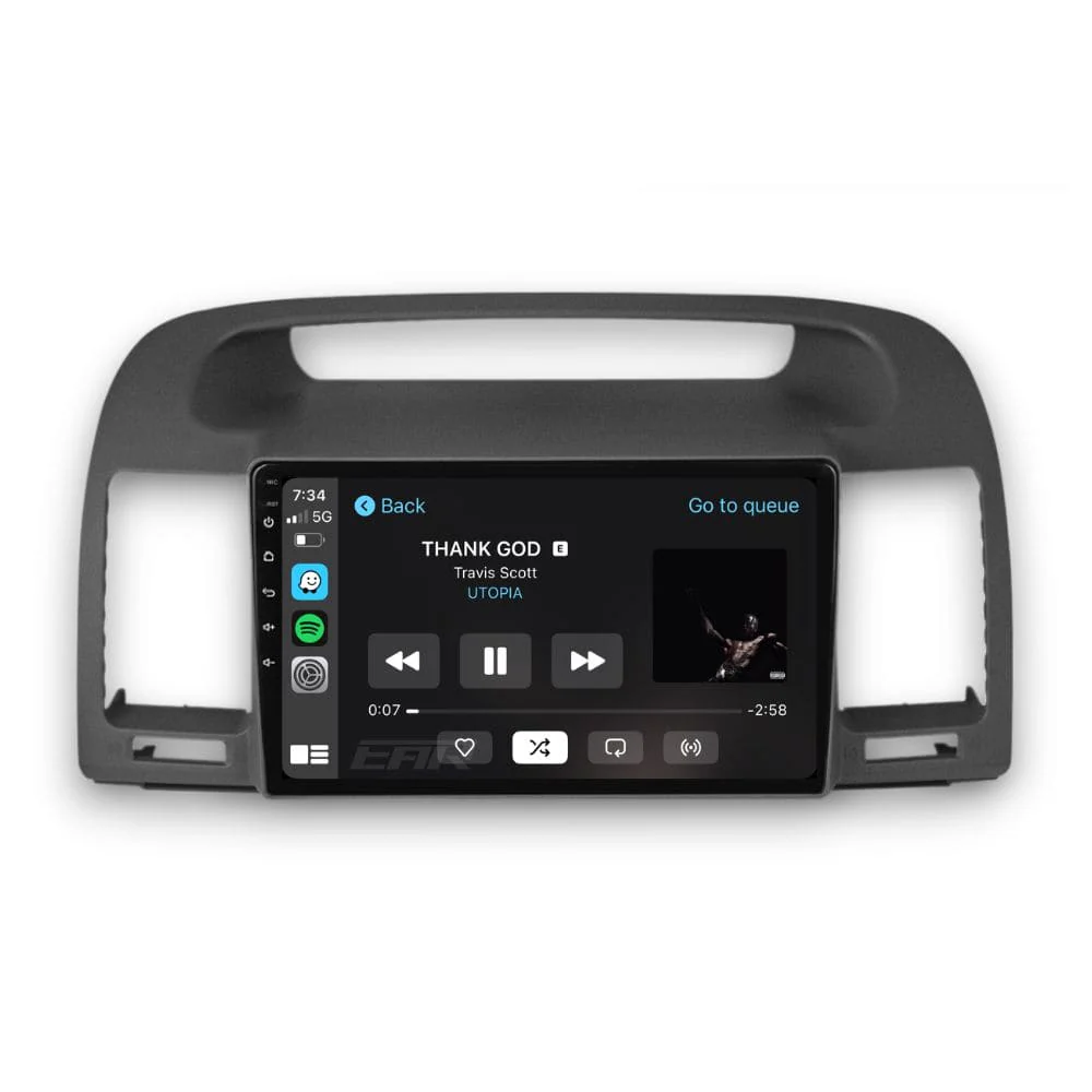 Toyota Camry (2002 - 2006) Multimedia 9" Touchscreen Display + Built-In Wireless Carplay & Android Auto - Image 3